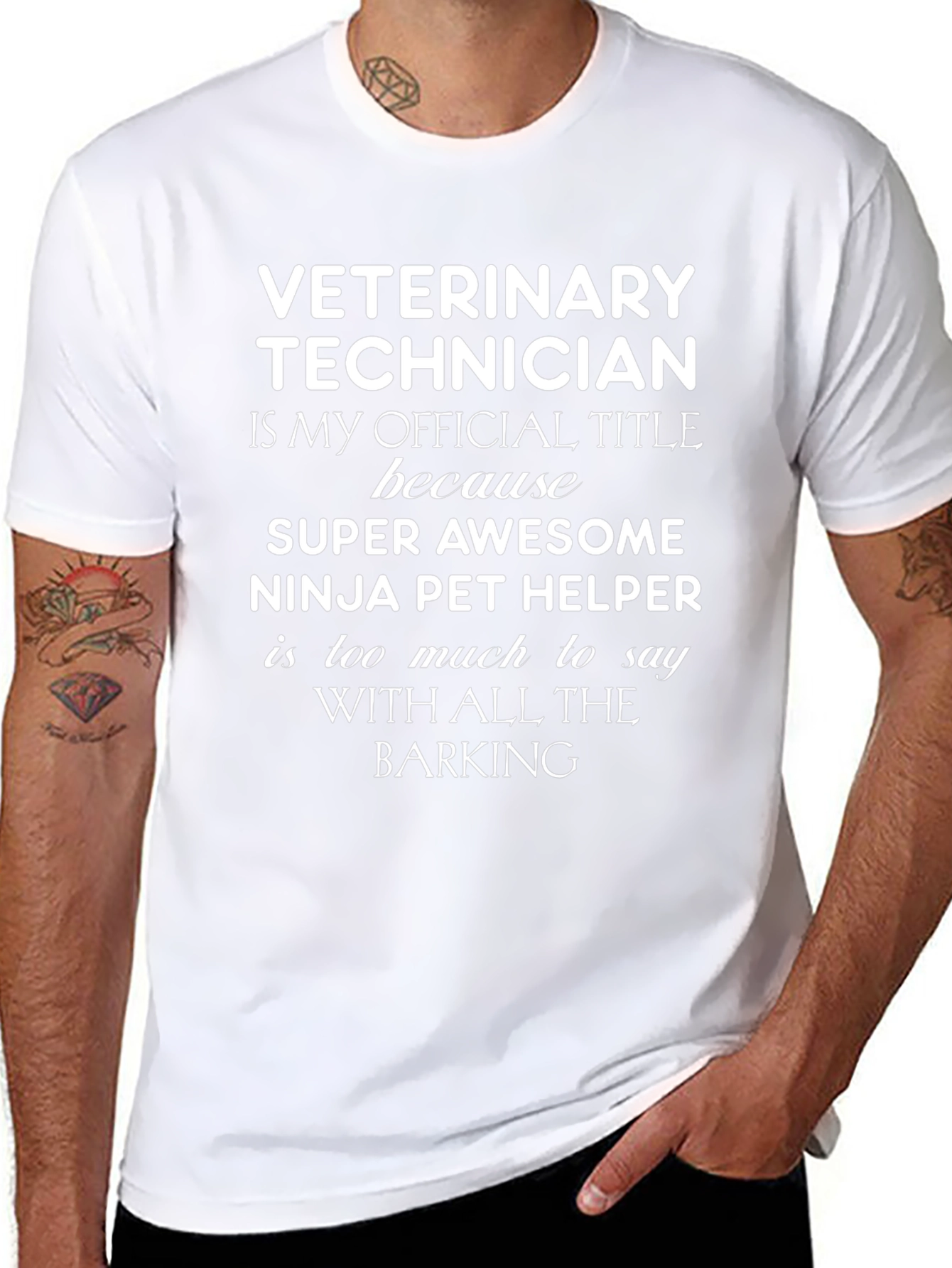 Veterinary Technician T-Shirt - Ninja Pet Helper