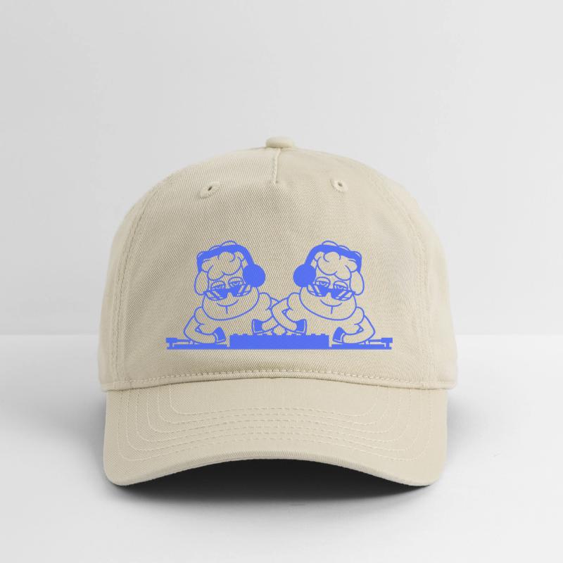 2 Funny Cool DJ Sheep Team Mixing Music Party Club