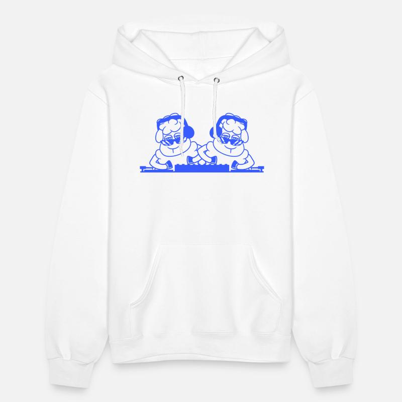 2 Funny Cool DJ Sheep Team Mixing Music Party Club