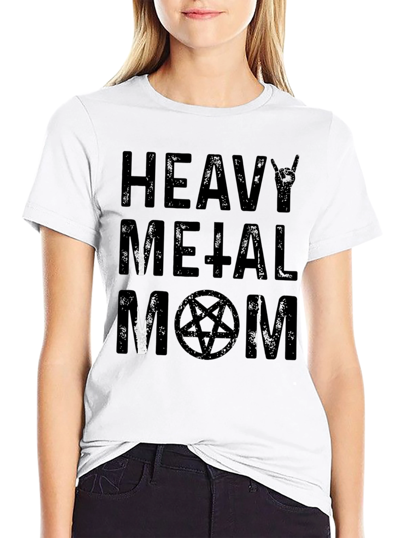 Heavy Metal Mom Graphic T-Shirt