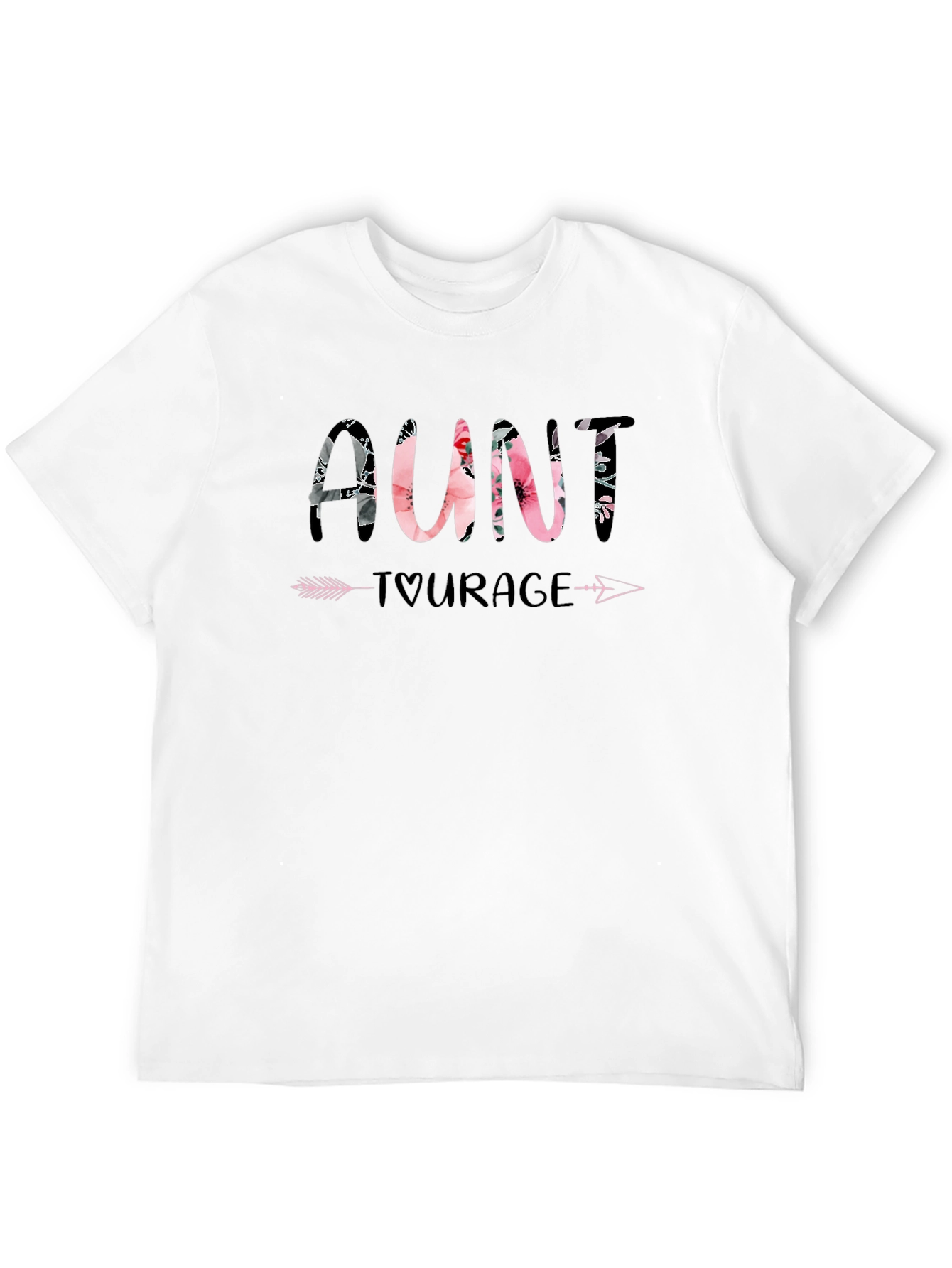 Floral Aunt Tourage T-Shirt
