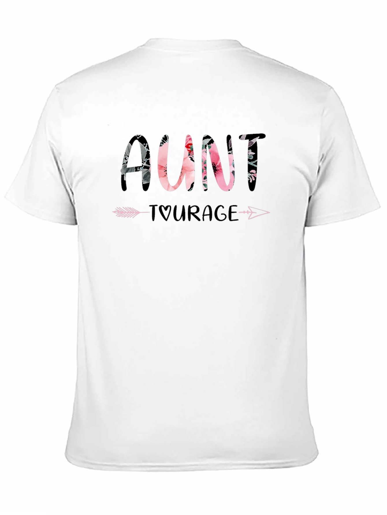 Floral Aunt Tourage T-Shirt