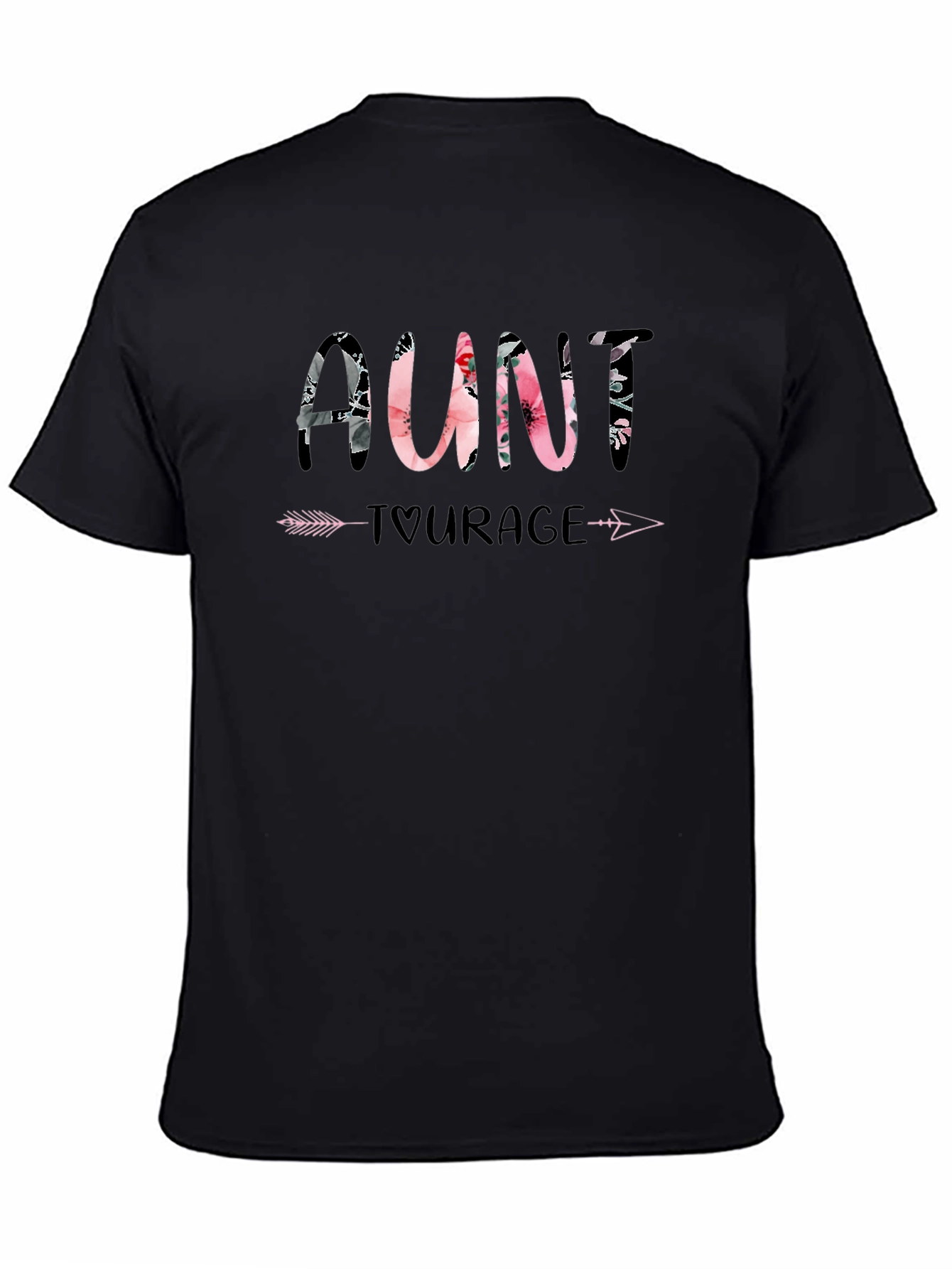 Floral Aunt Tourage T-Shirt