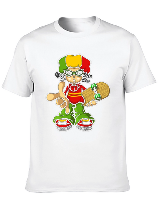 Skater Dude Graphic Tee - Unique Design Cool Vibe