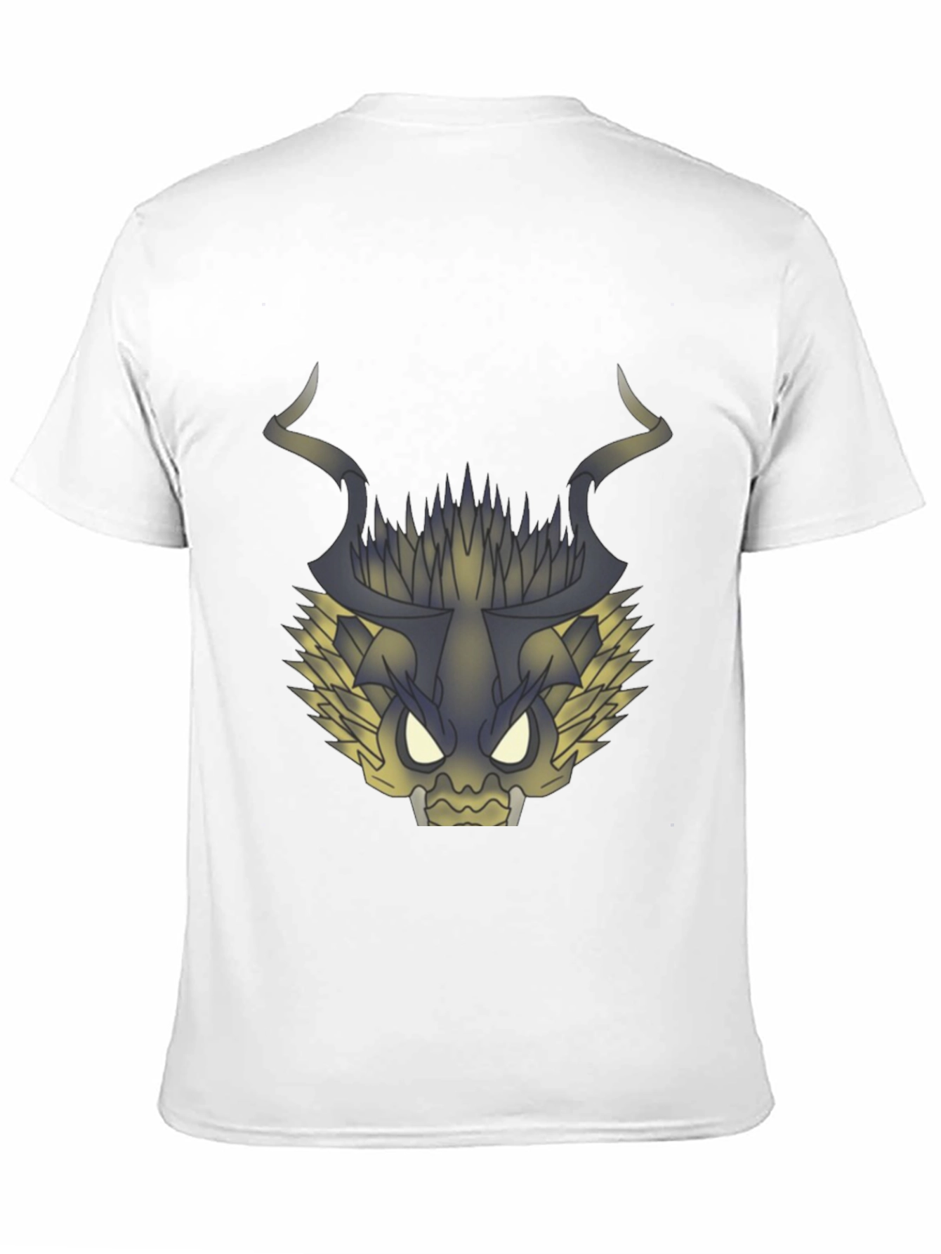 Graphic Dragon Tee - Black Cotton T-Shirt