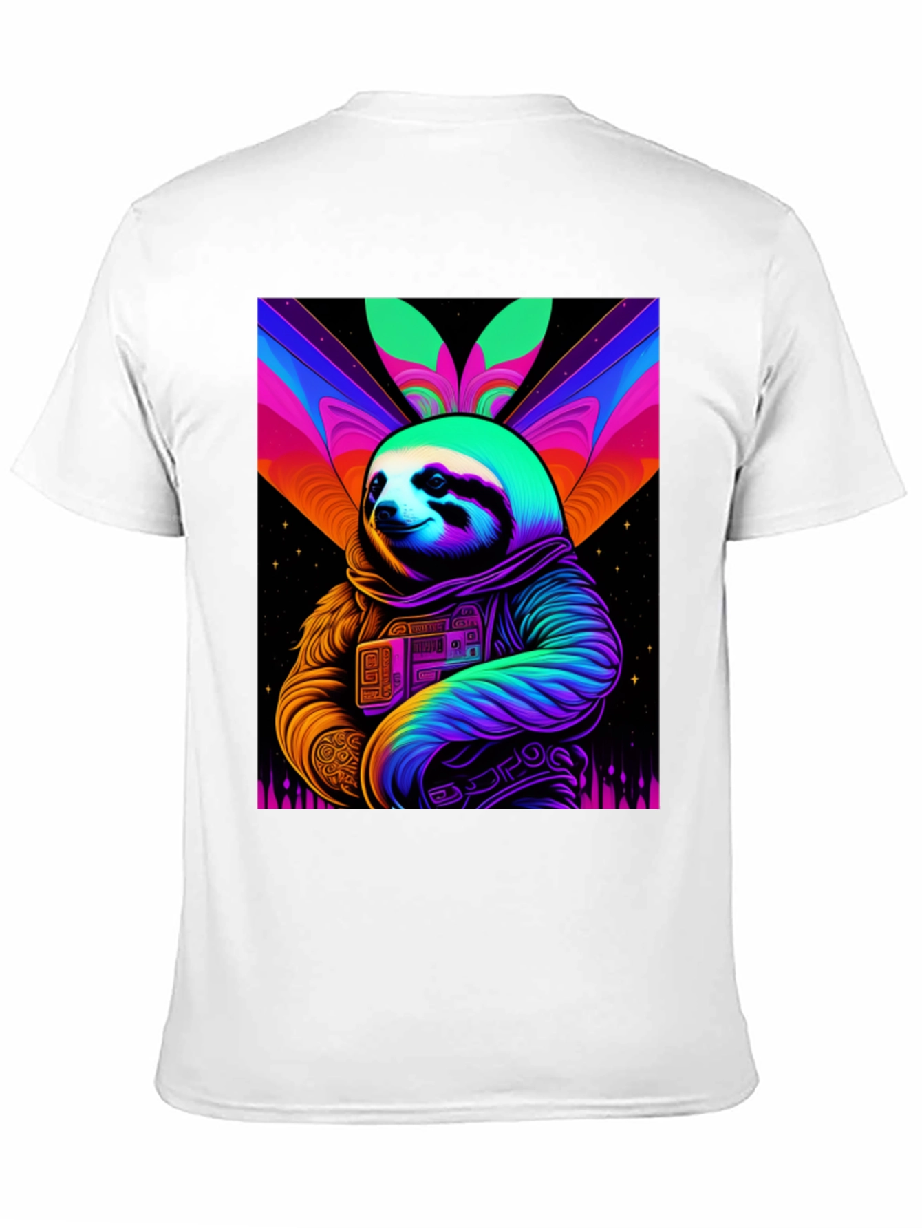 Retro Sloth Astronaut T-Shirt