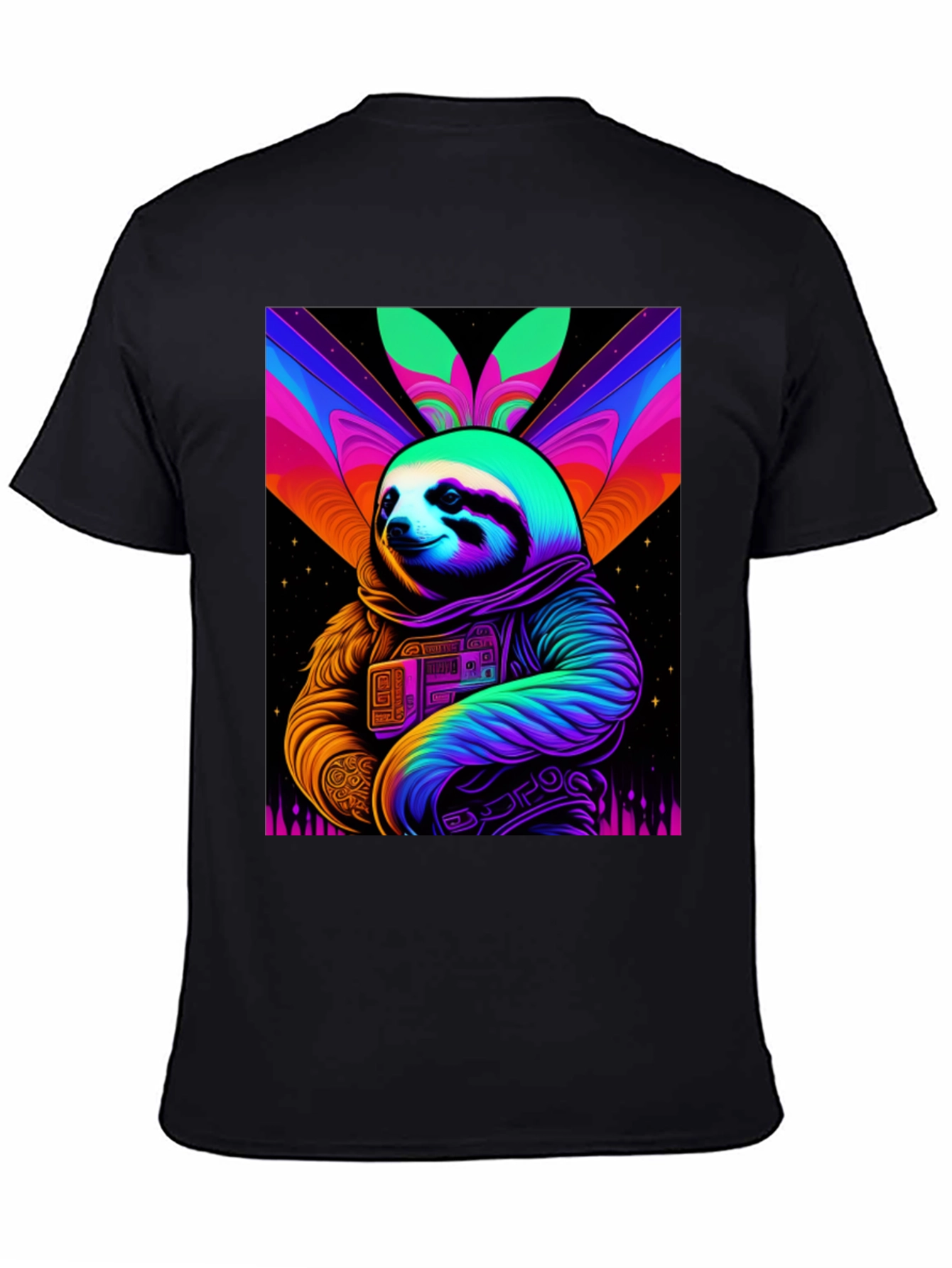 Retro Sloth Astronaut T-Shirt