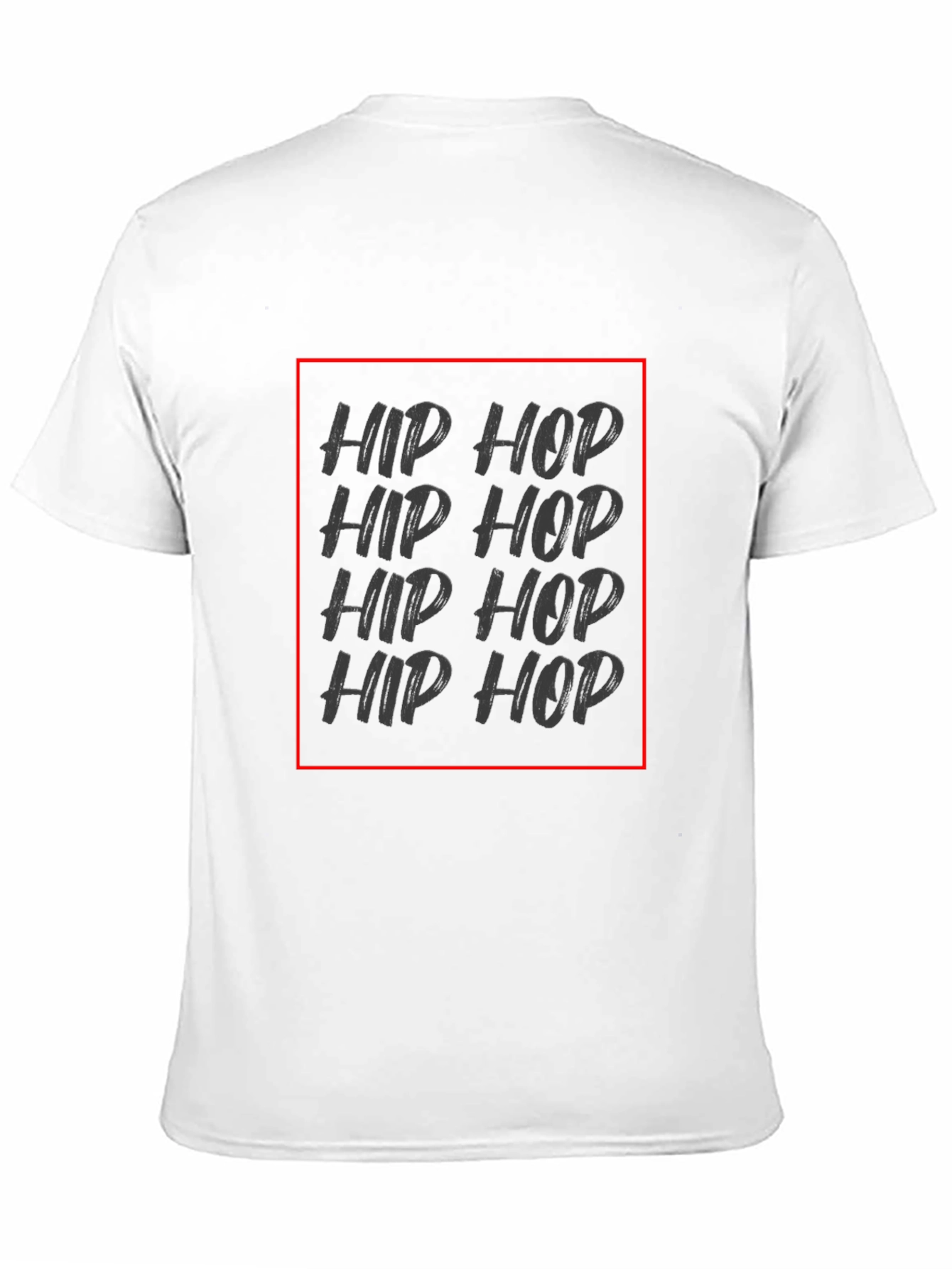 Hip Hop Graphic Black Tee