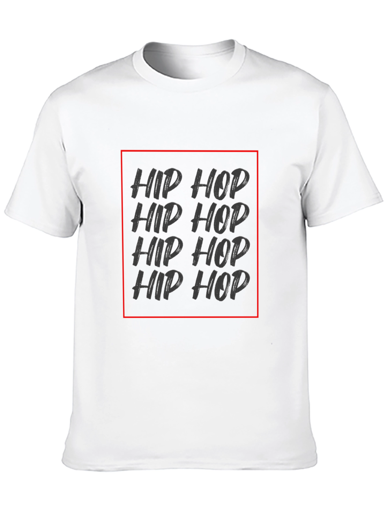 Hip Hop Graphic Black Tee