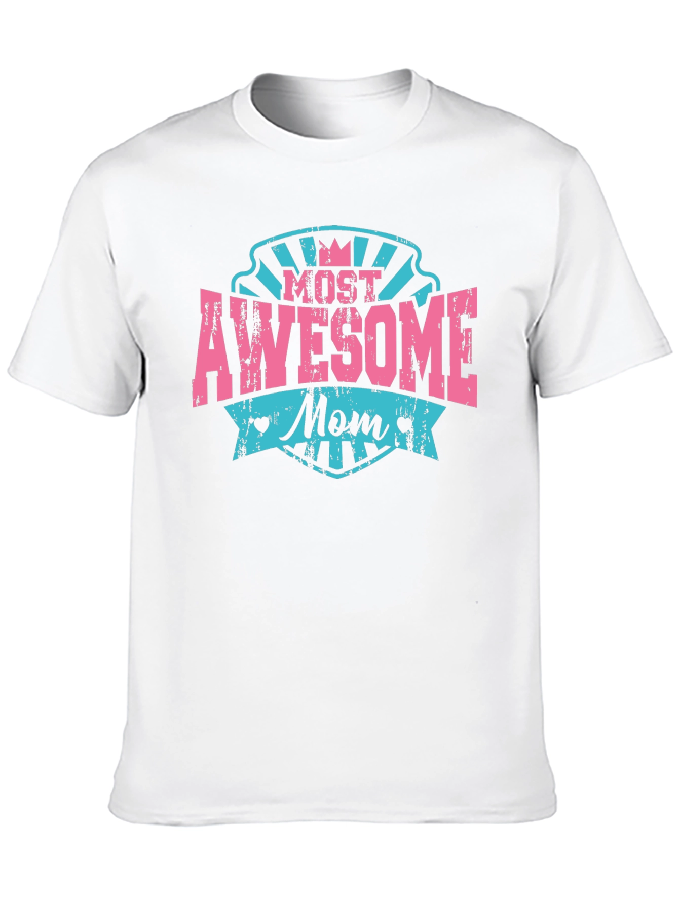 Awesome Mom Black T-Shirt - Mothers Day Gift