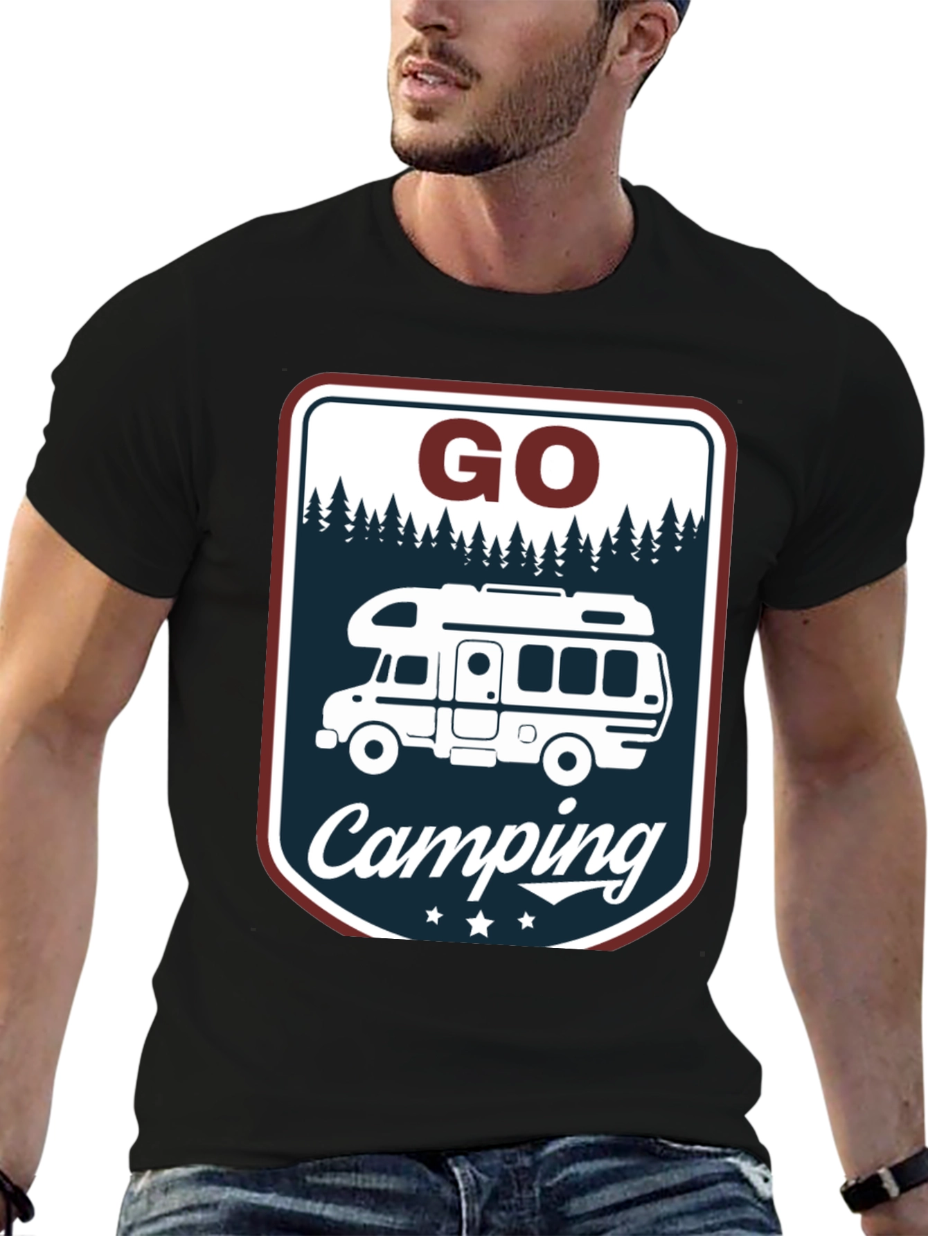 Go Camping T-Shirt - RV Camper Adventure Tee
