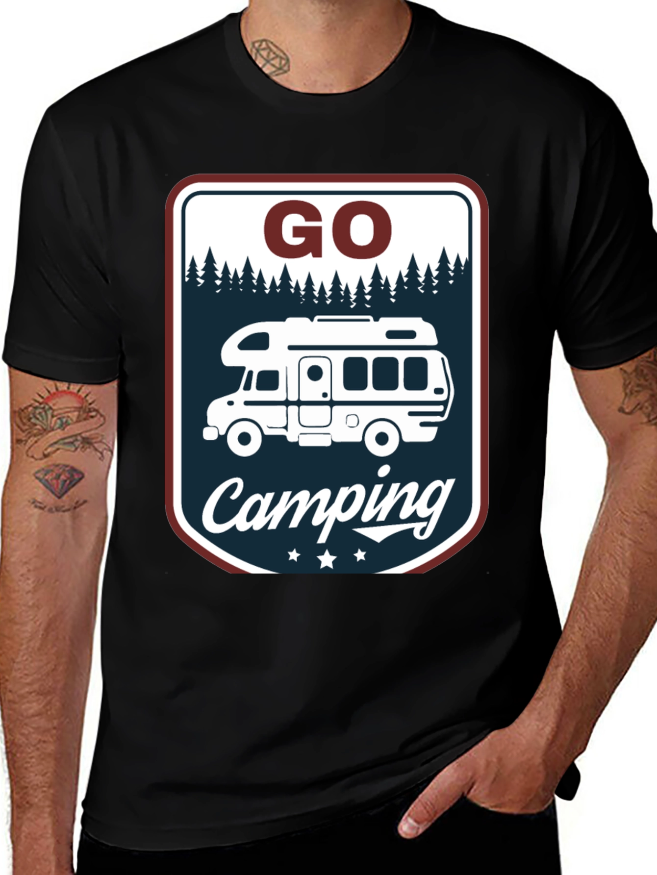 Go Camping T-Shirt - RV Camper Adventure Tee