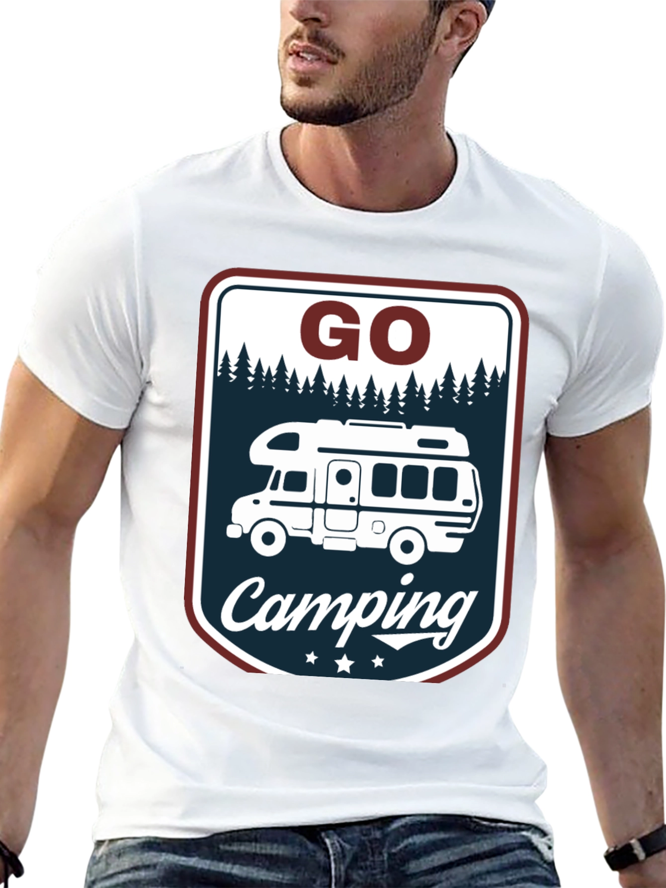Go Camping T-Shirt - RV Camper Adventure Tee