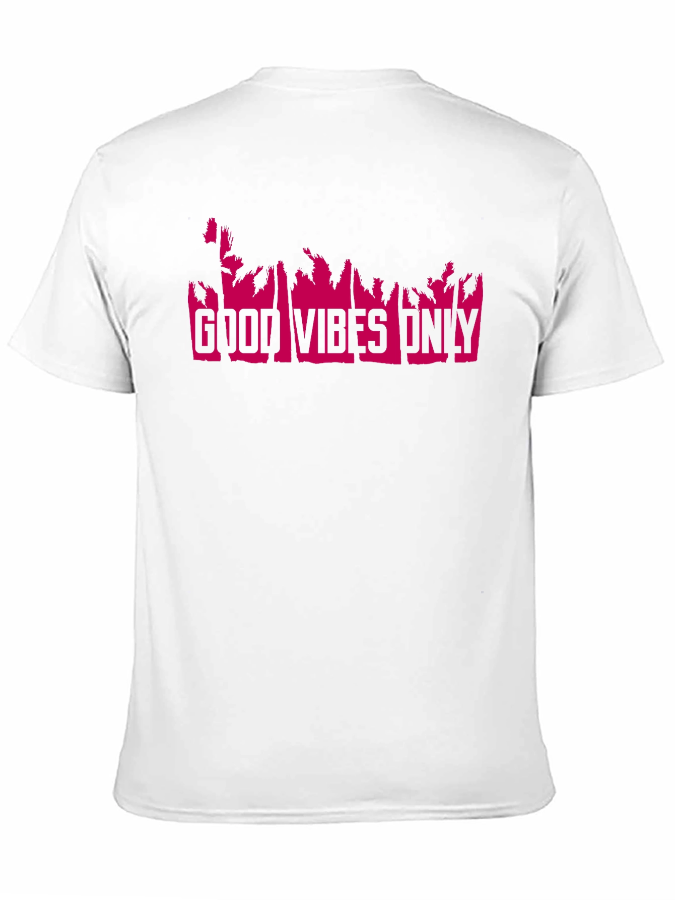Good Vibes Only T-Shirt - Pink Print