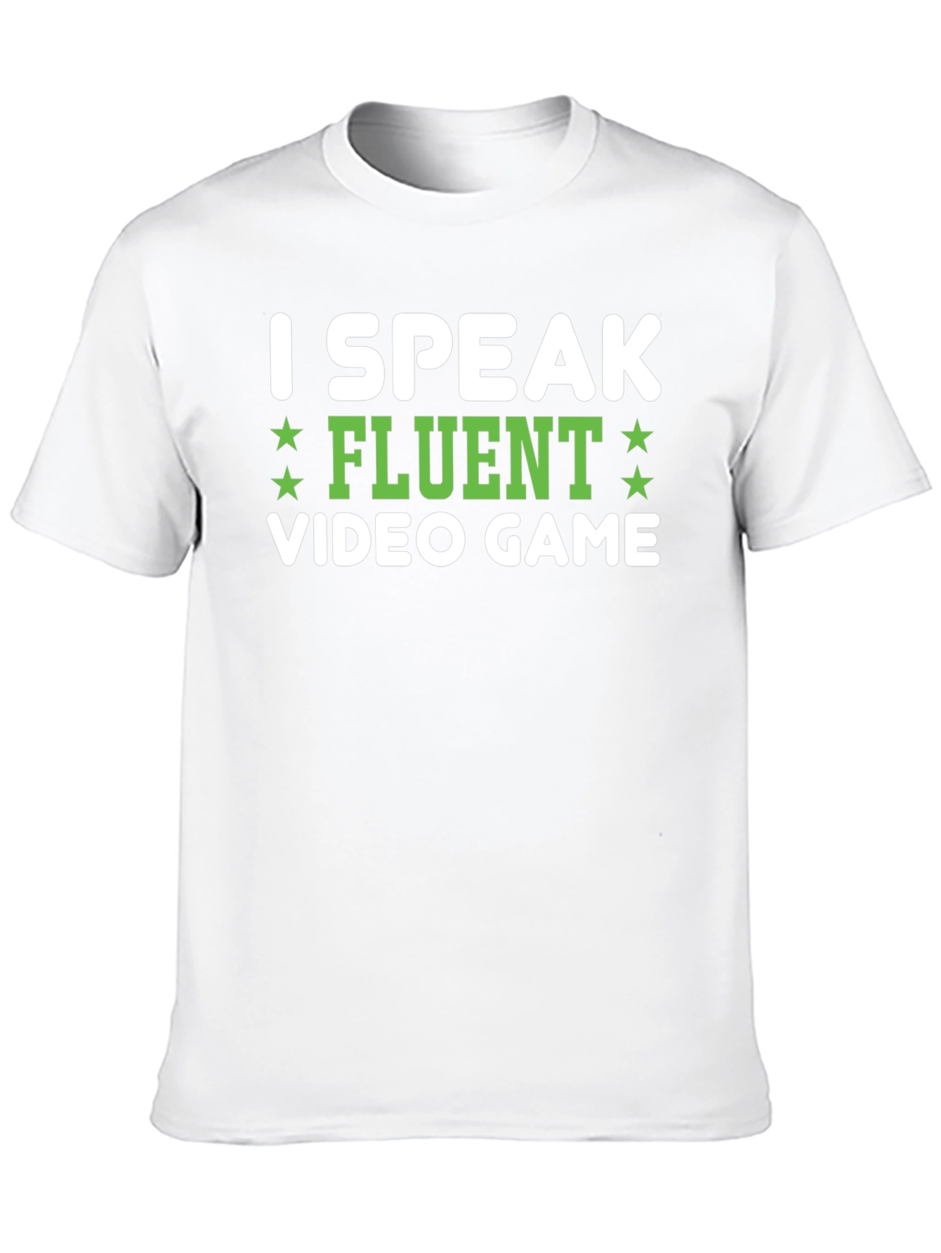 I Speak Fluent Video Game Black Tee Shirt