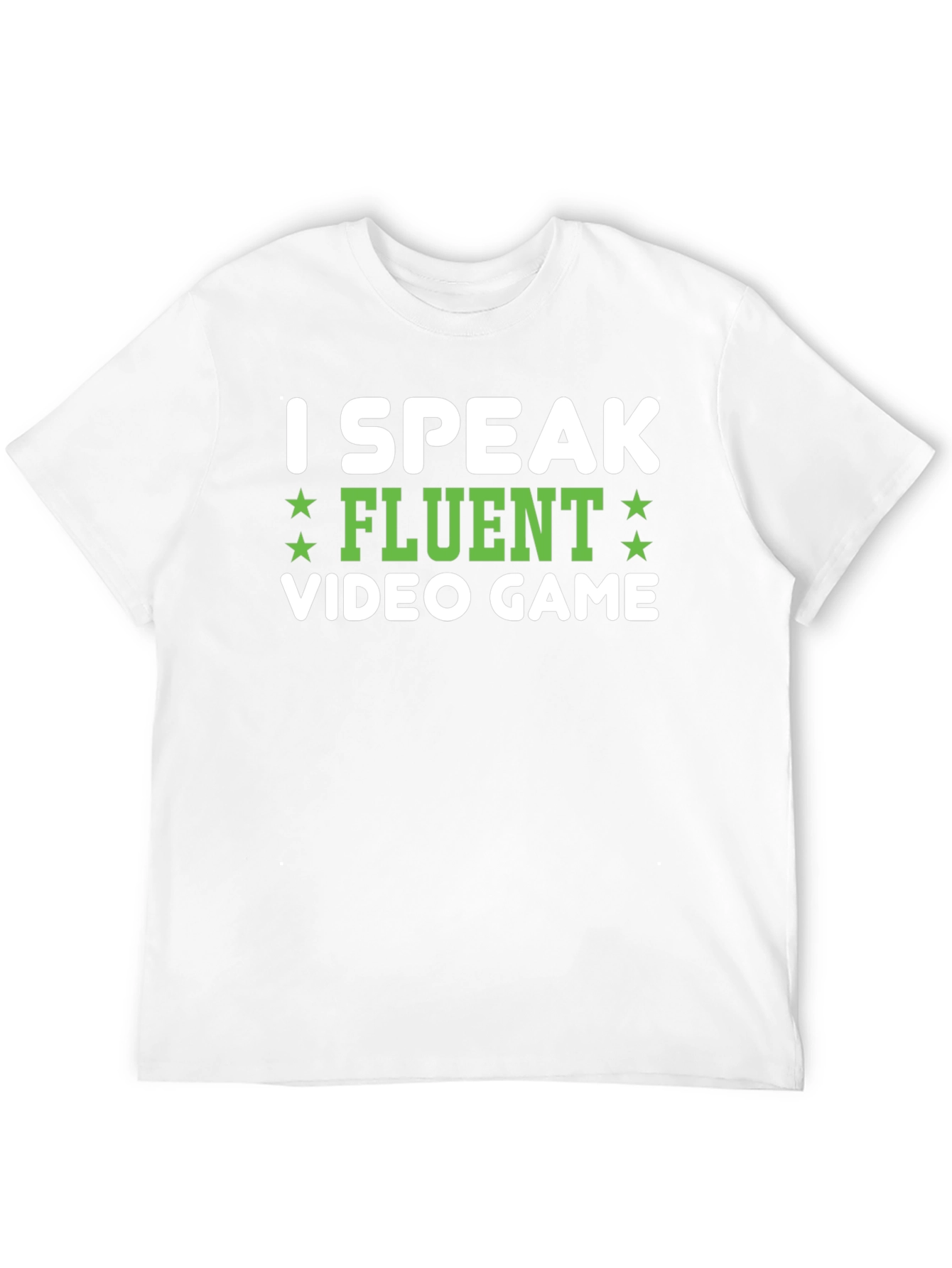 I Speak Fluent Video Game Black Tee Shirt