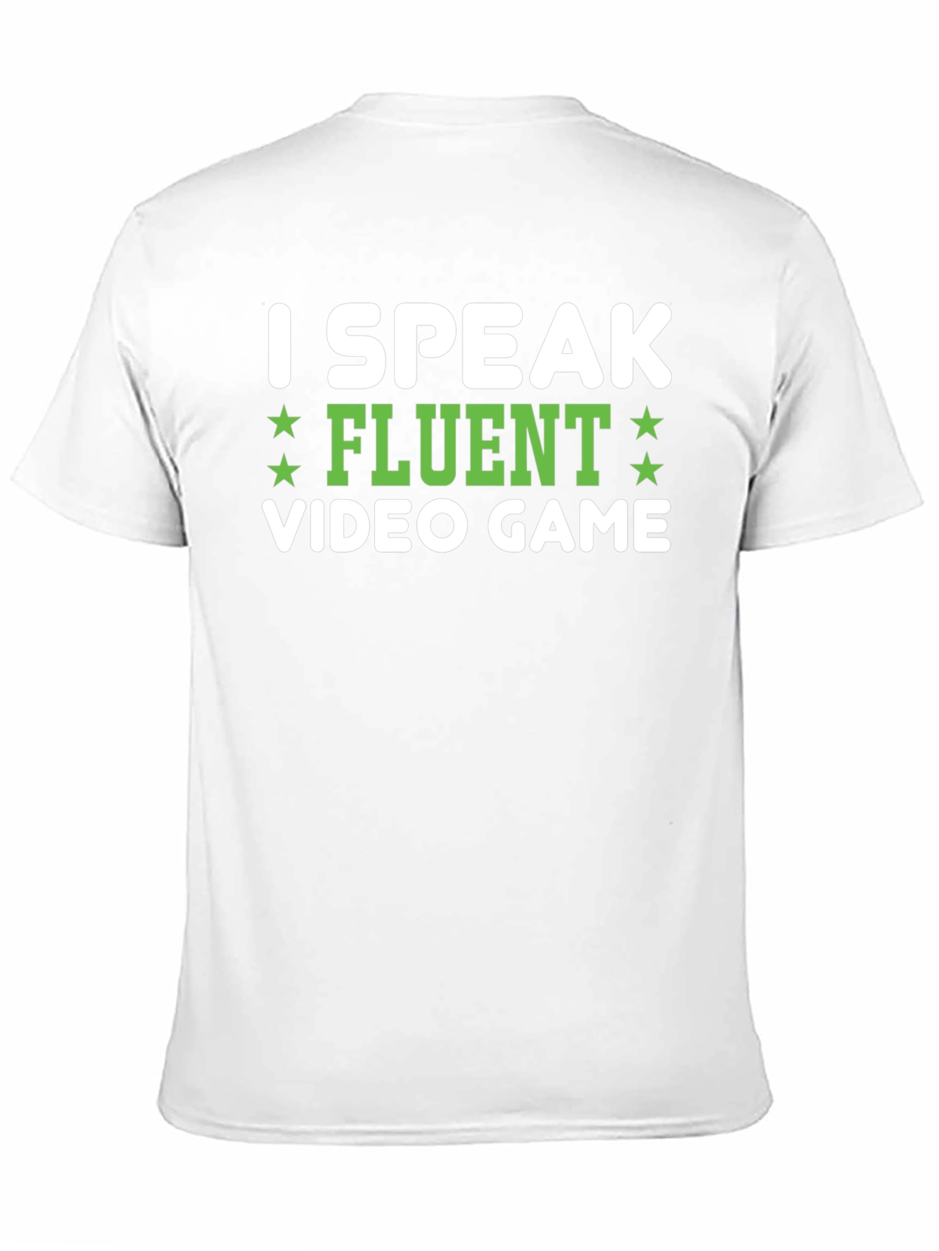 I Speak Fluent Video Game Black Tee Shirt