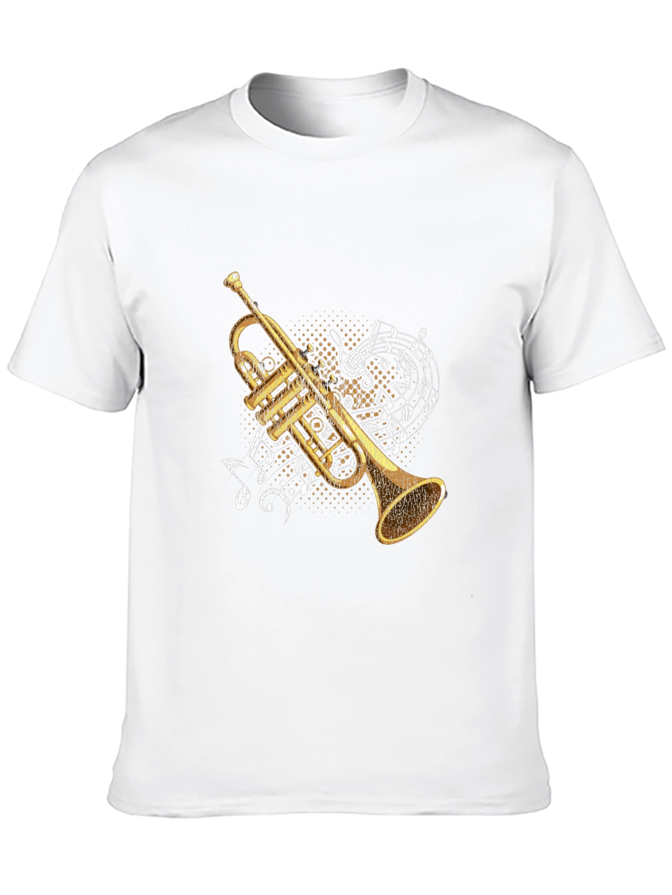 Trumpet Graphic Tee - Music Lovers T-Shirt