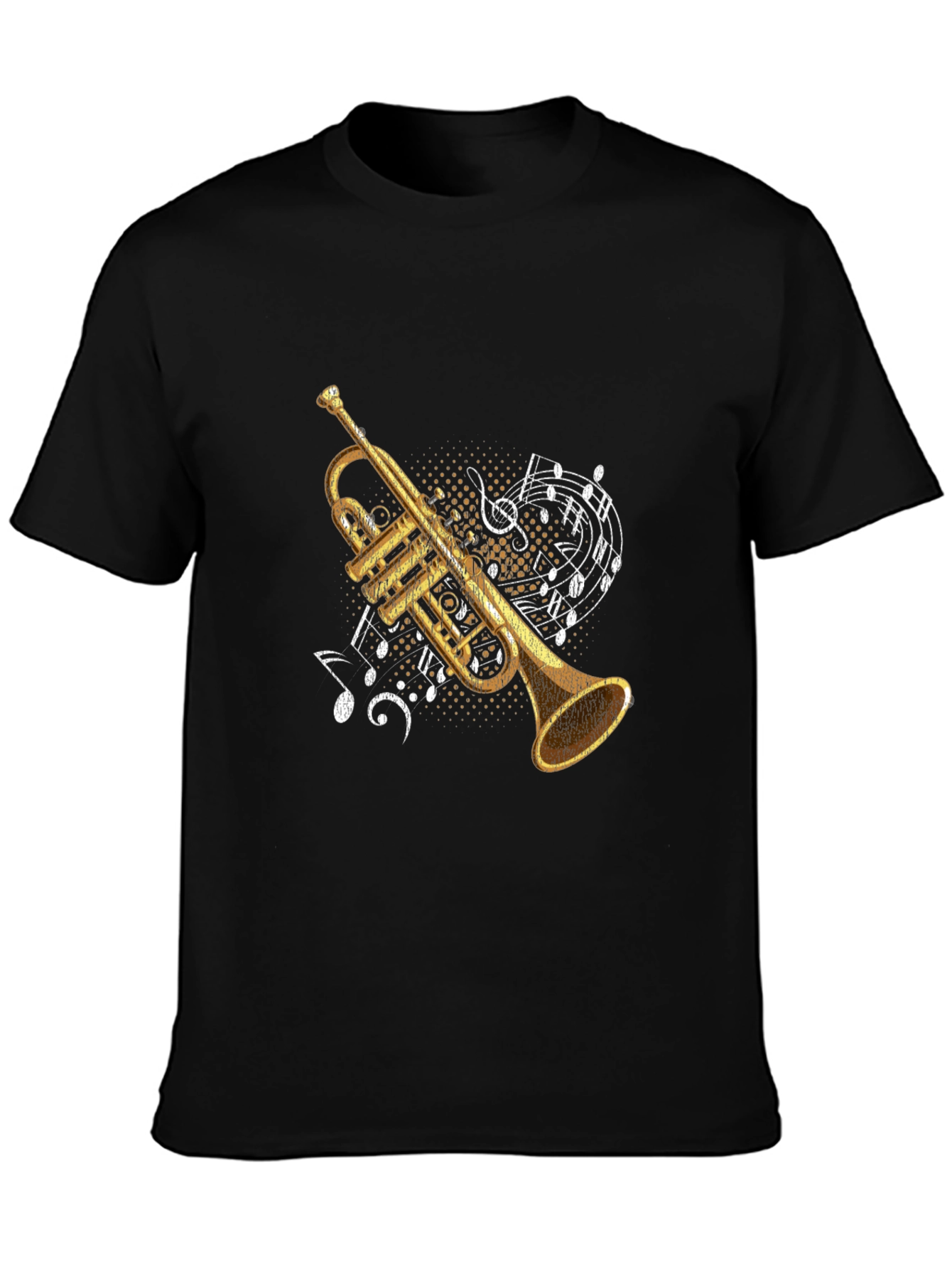 Trumpet Graphic Tee - Music Lovers T-Shirt
