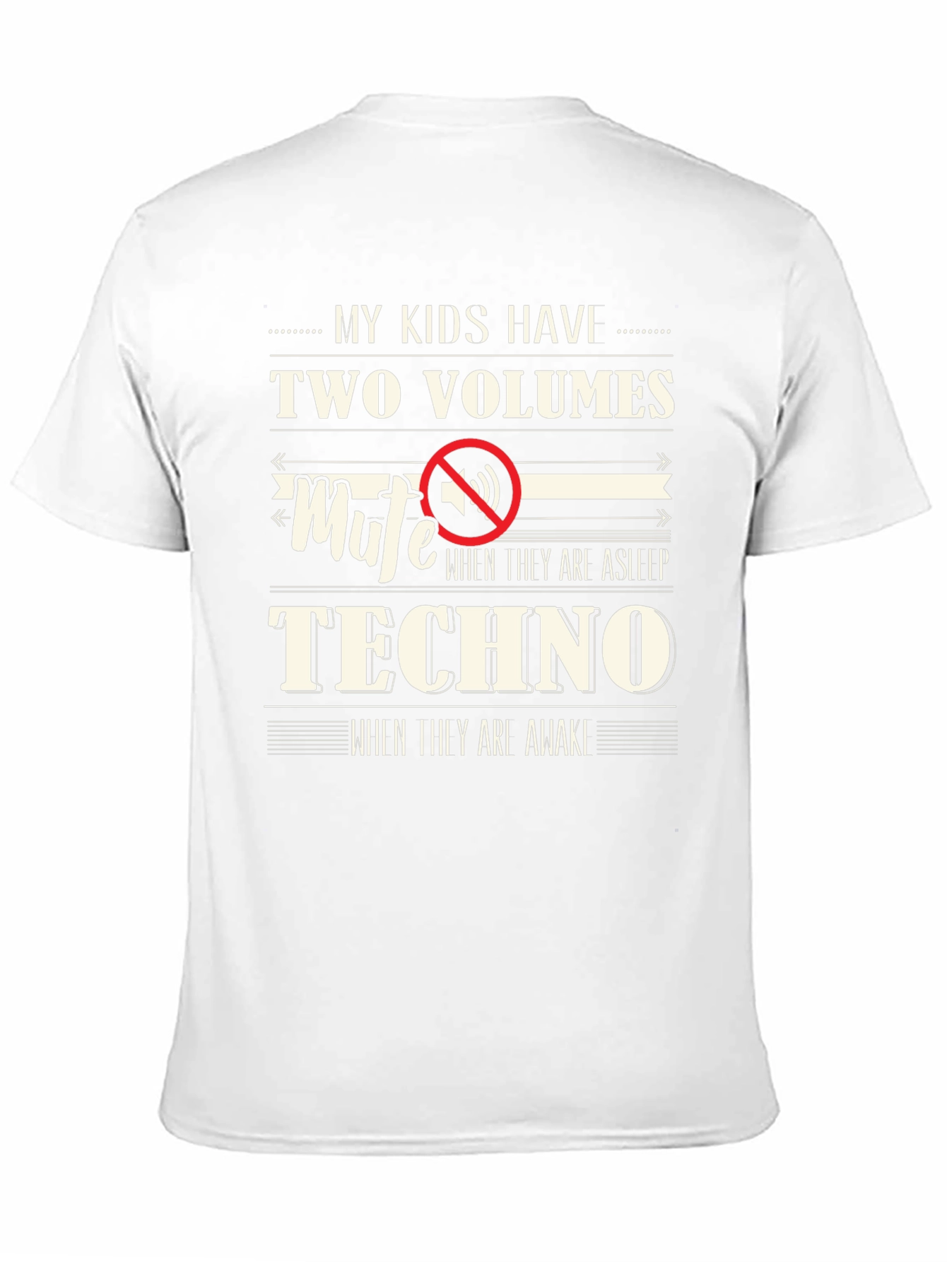 Funny Parent T-Shirt: My Kids Two Volumes