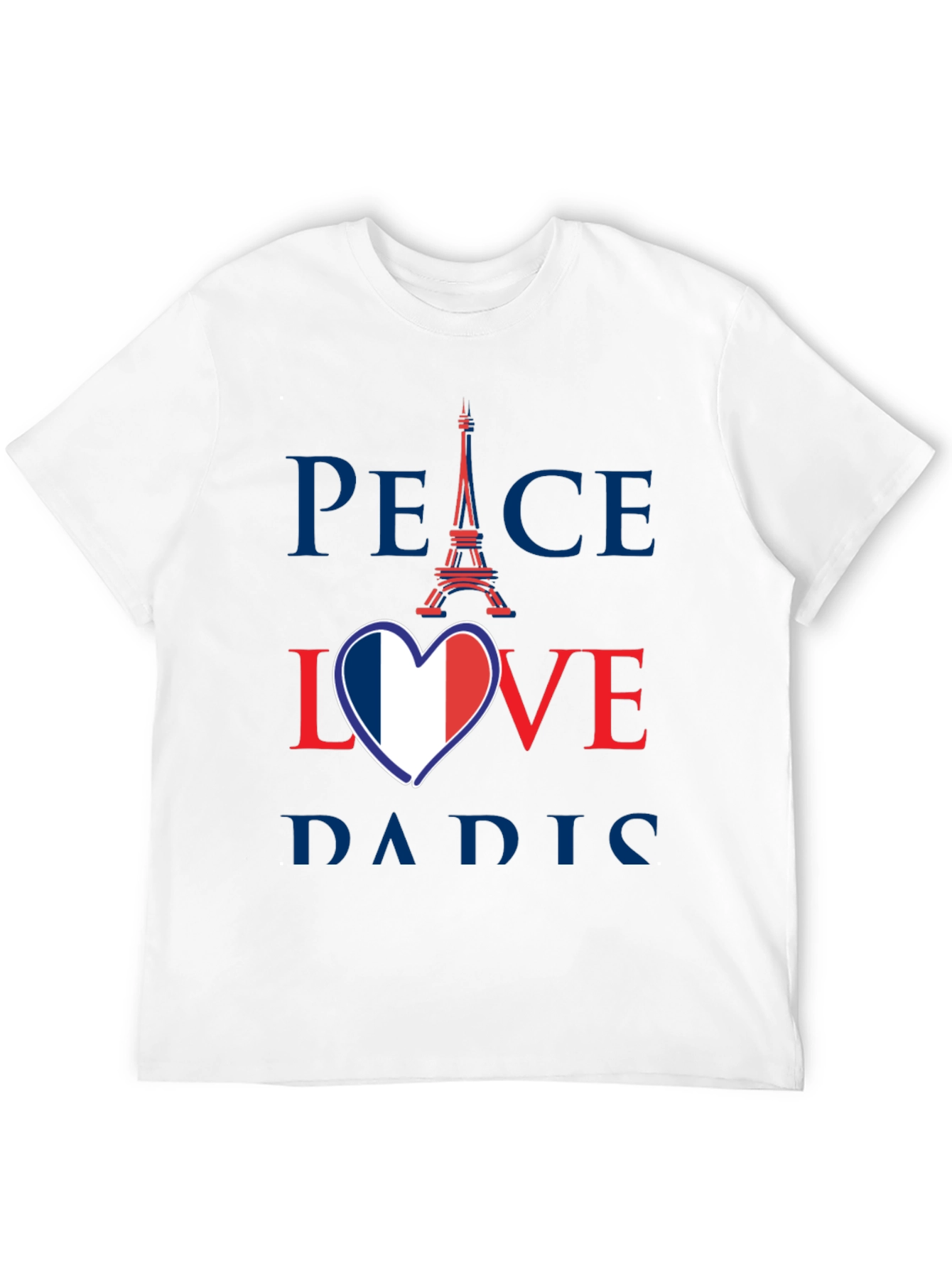 Peace Love Paris Graphic Tee