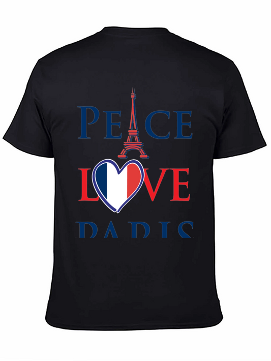 Peace Love Paris Graphic Tee