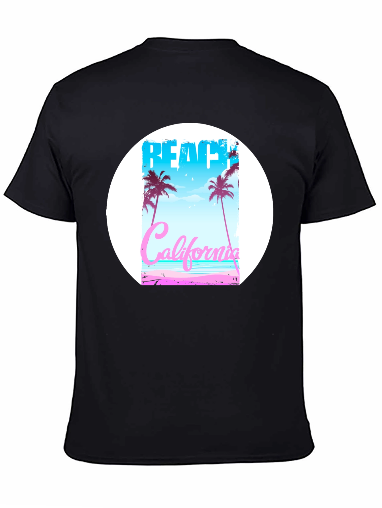 Beach California Graphic T-Shirt