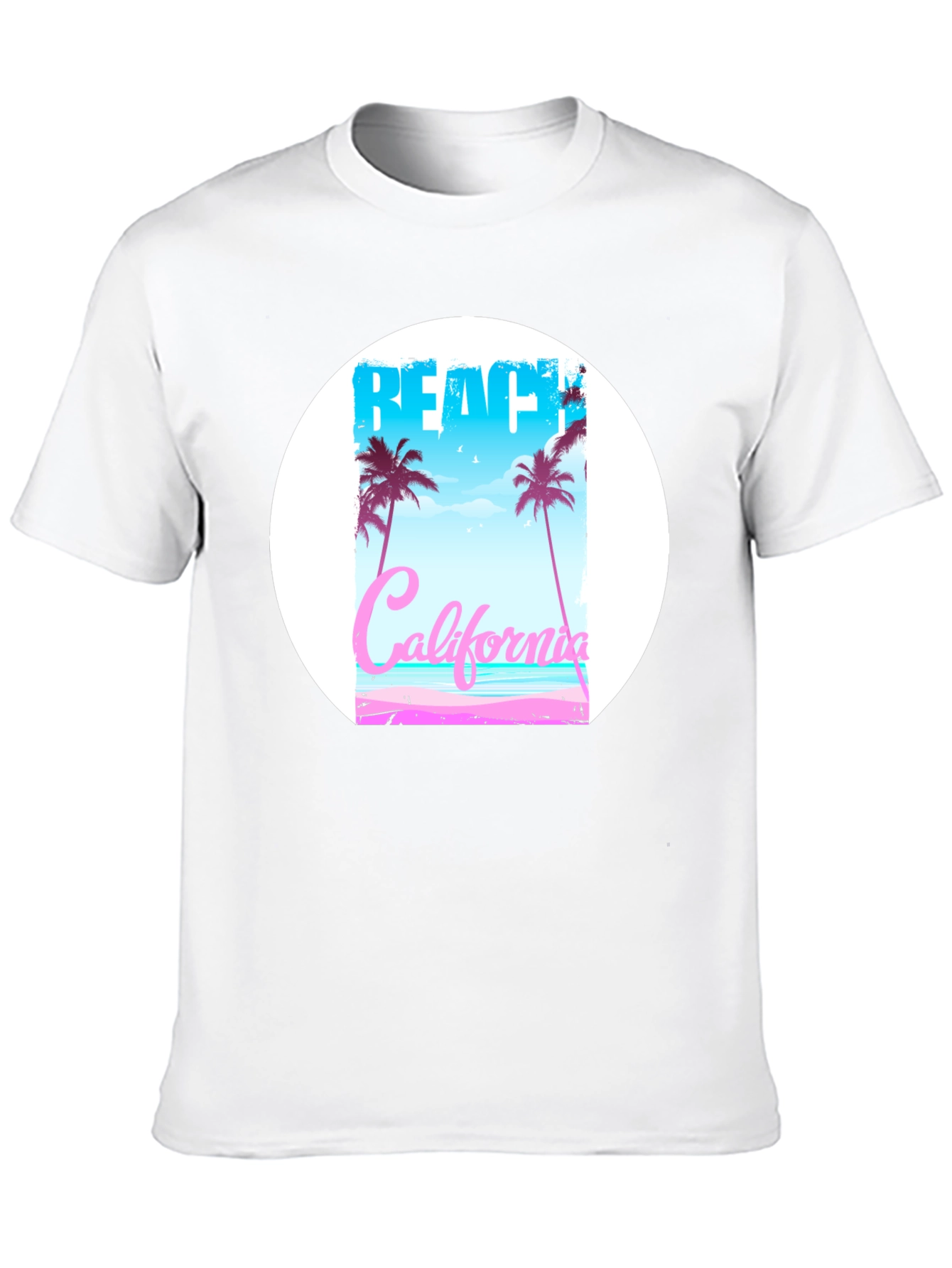 Beach California Graphic T-Shirt