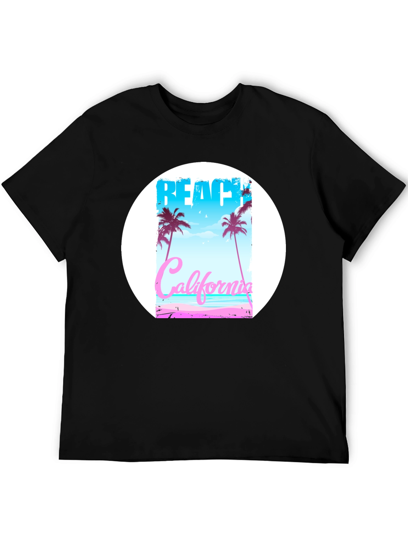 Beach California Graphic T-Shirt