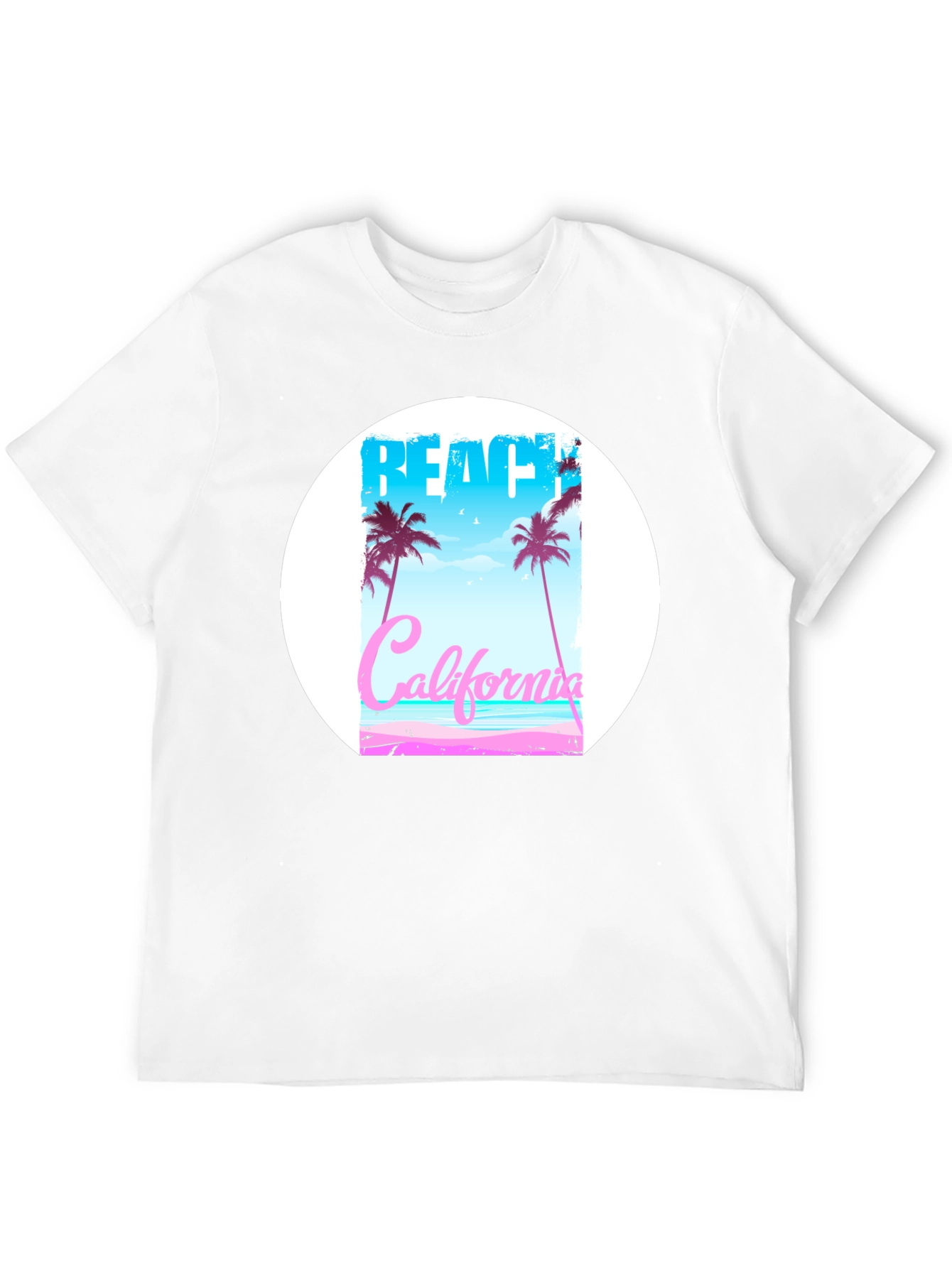 Beach California Graphic T-Shirt