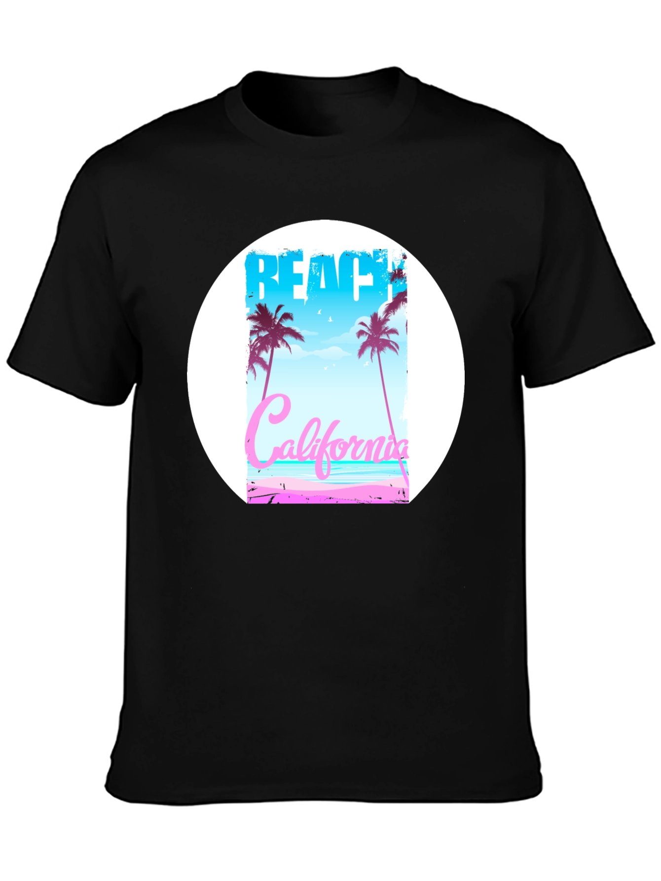 Beach California Graphic T-Shirt