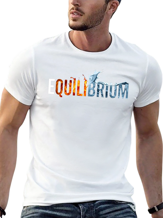 Equilibrium Fire & Water T-Shirt - Black