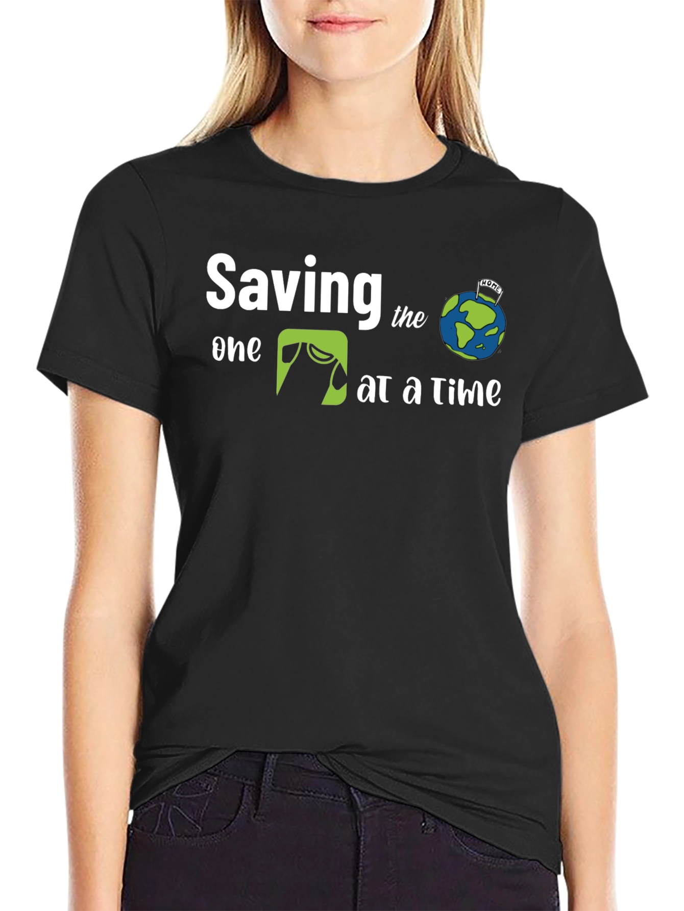 Eco-Friendly Saving the Planet Graphic Tee