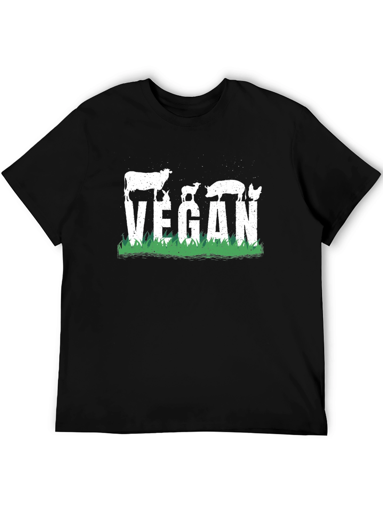 Vegan Animal Silhouette T-Shirt