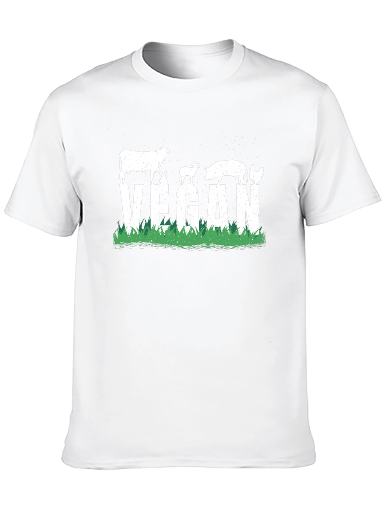 Vegan Animal Silhouette T-Shirt