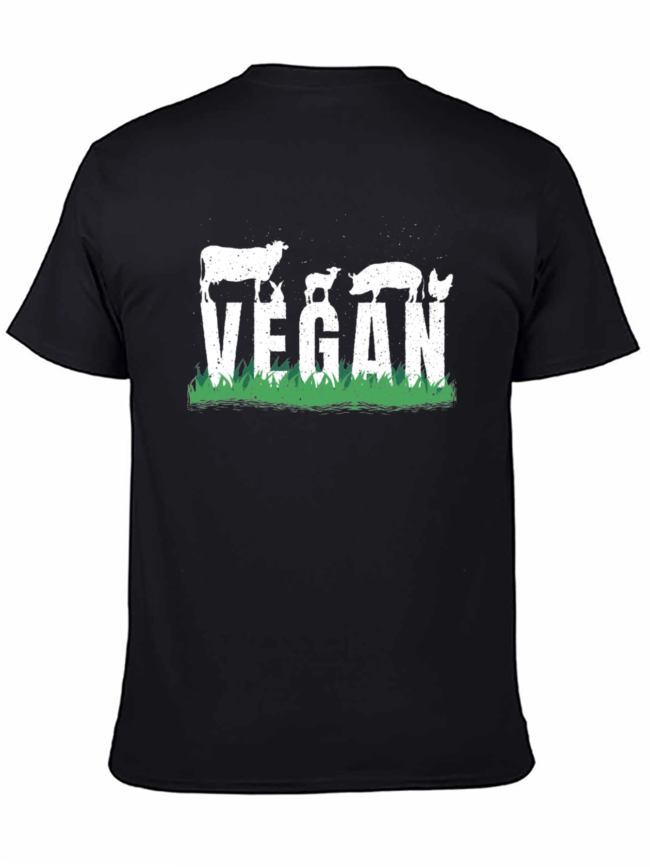 Vegan Animal Silhouette T-Shirt