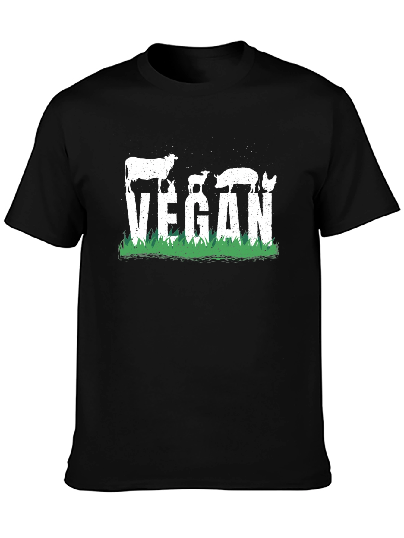 Vegan Animal Silhouette T-Shirt