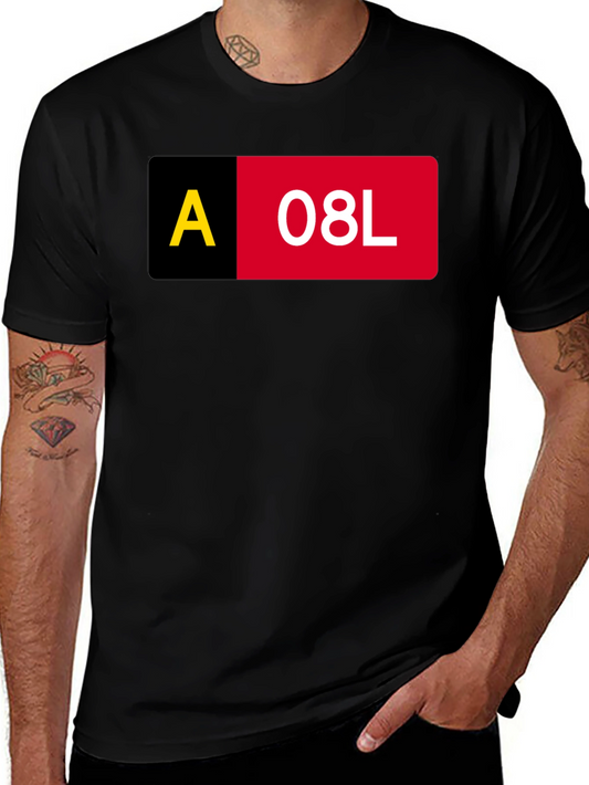 Pilot Airport Code T-Shirt - Black Graphic Tee