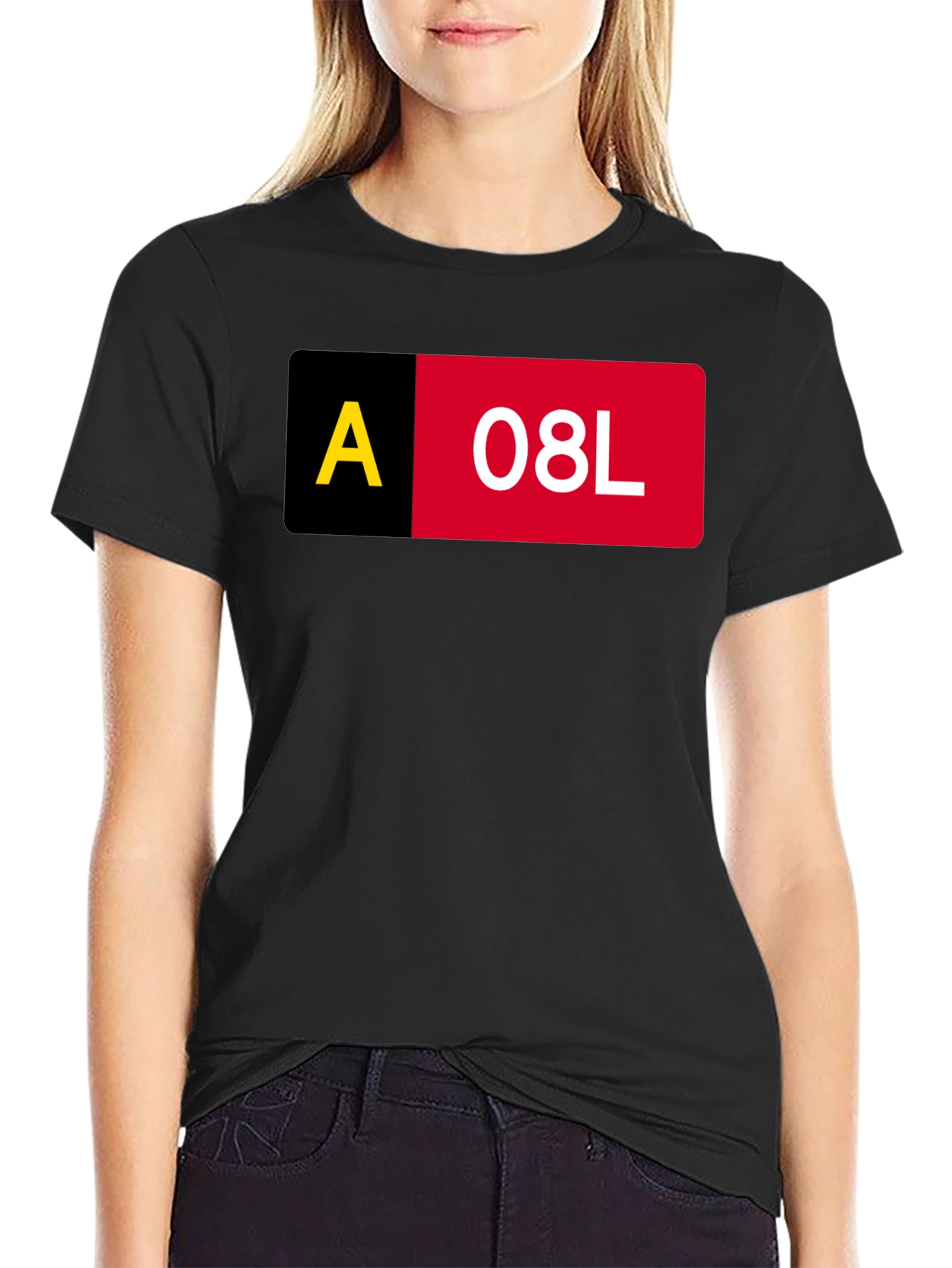 Pilot Airport Code T-Shirt - Black Graphic Tee