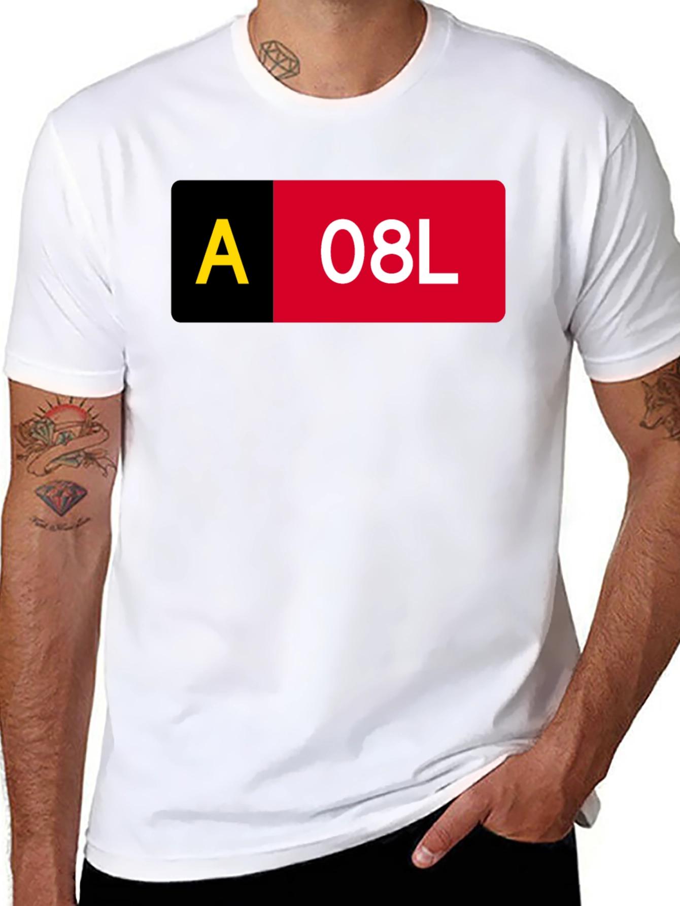 Pilot Airport Code T-Shirt - Black Graphic Tee