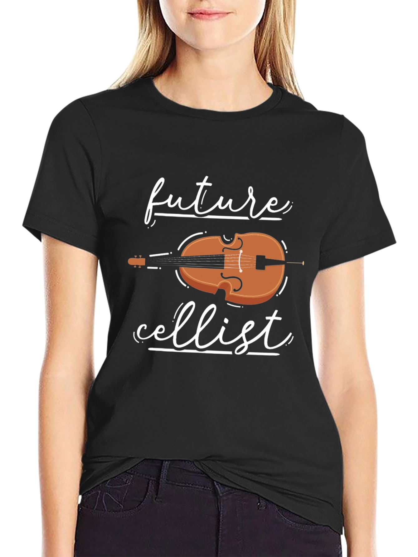 Future Cellist T-Shirt - Music Lover Tee