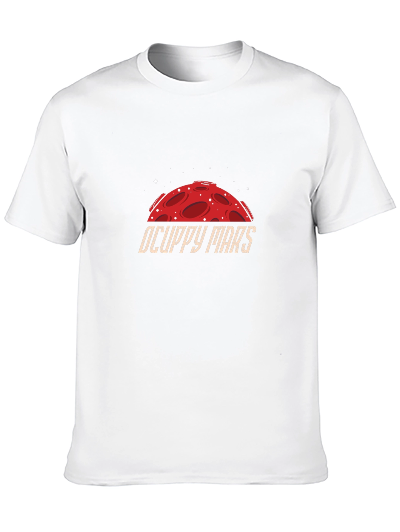 Occupy Mars Graphic Tee - Sci-Fi T-Shirt