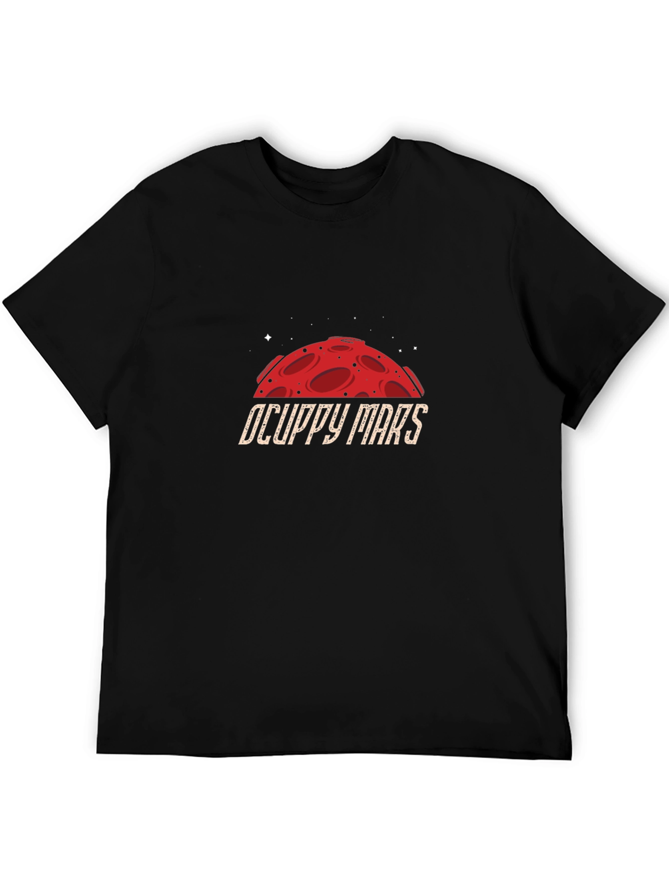 Occupy Mars Graphic Tee - Sci-Fi T-Shirt