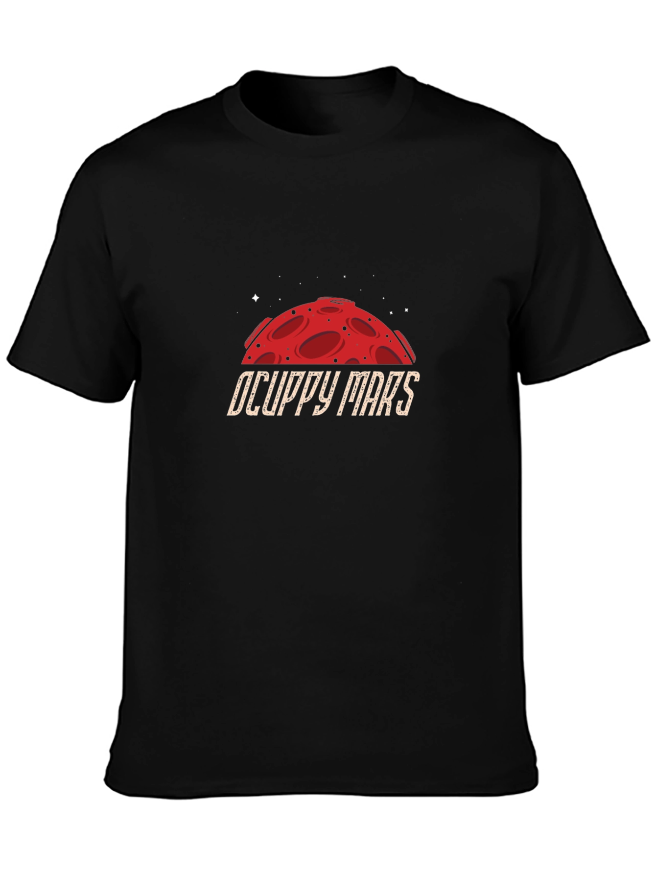 Occupy Mars Graphic Tee - Sci-Fi T-Shirt