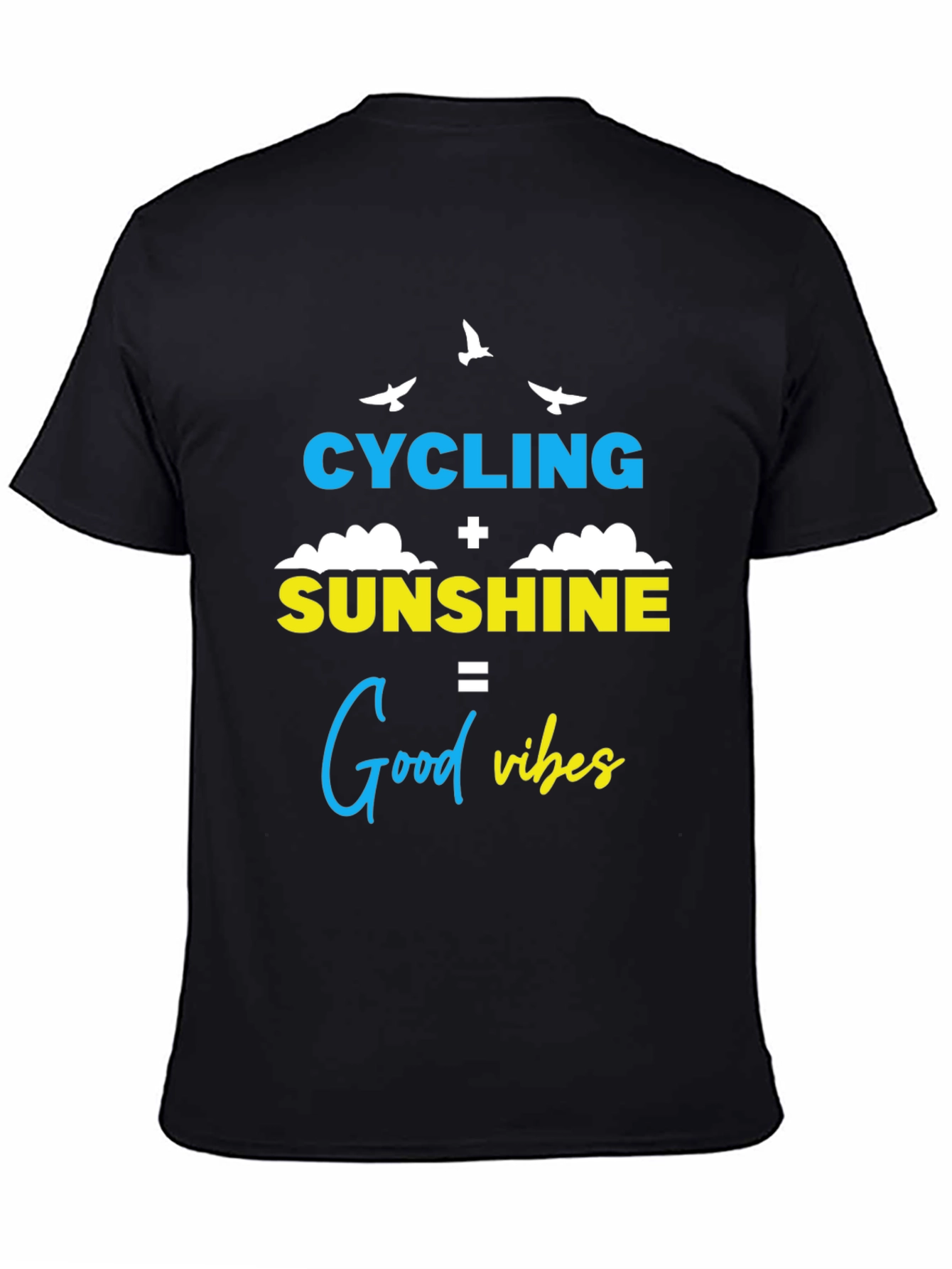 Cycling Sunshine Good Vibes Graphic Tee