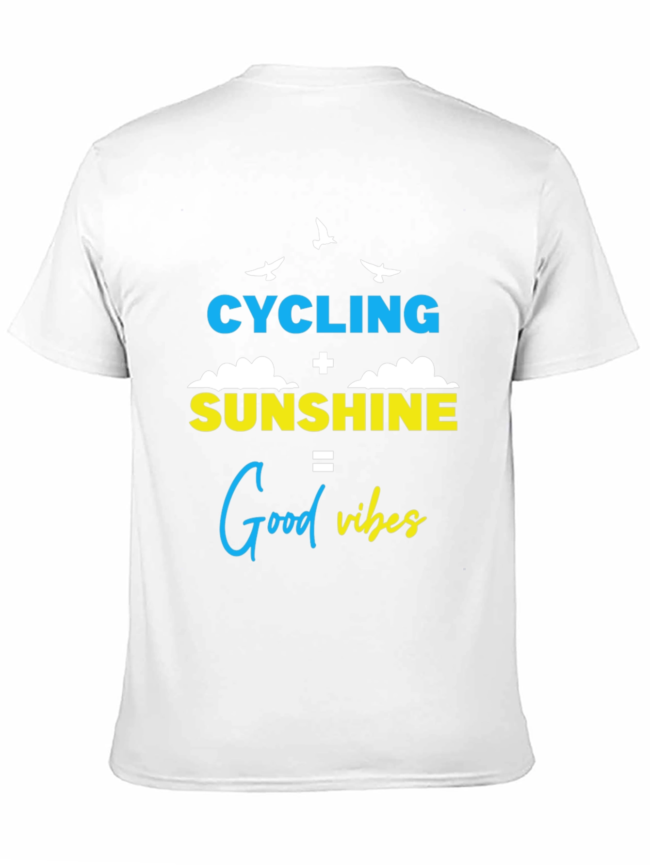 Cycling Sunshine Good Vibes Graphic Tee