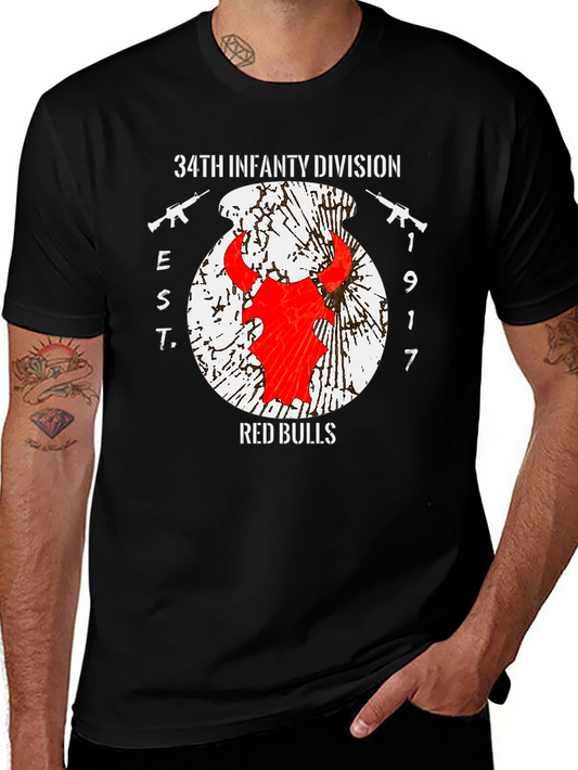 34th Infantry Division Red Bulls T-Shirt