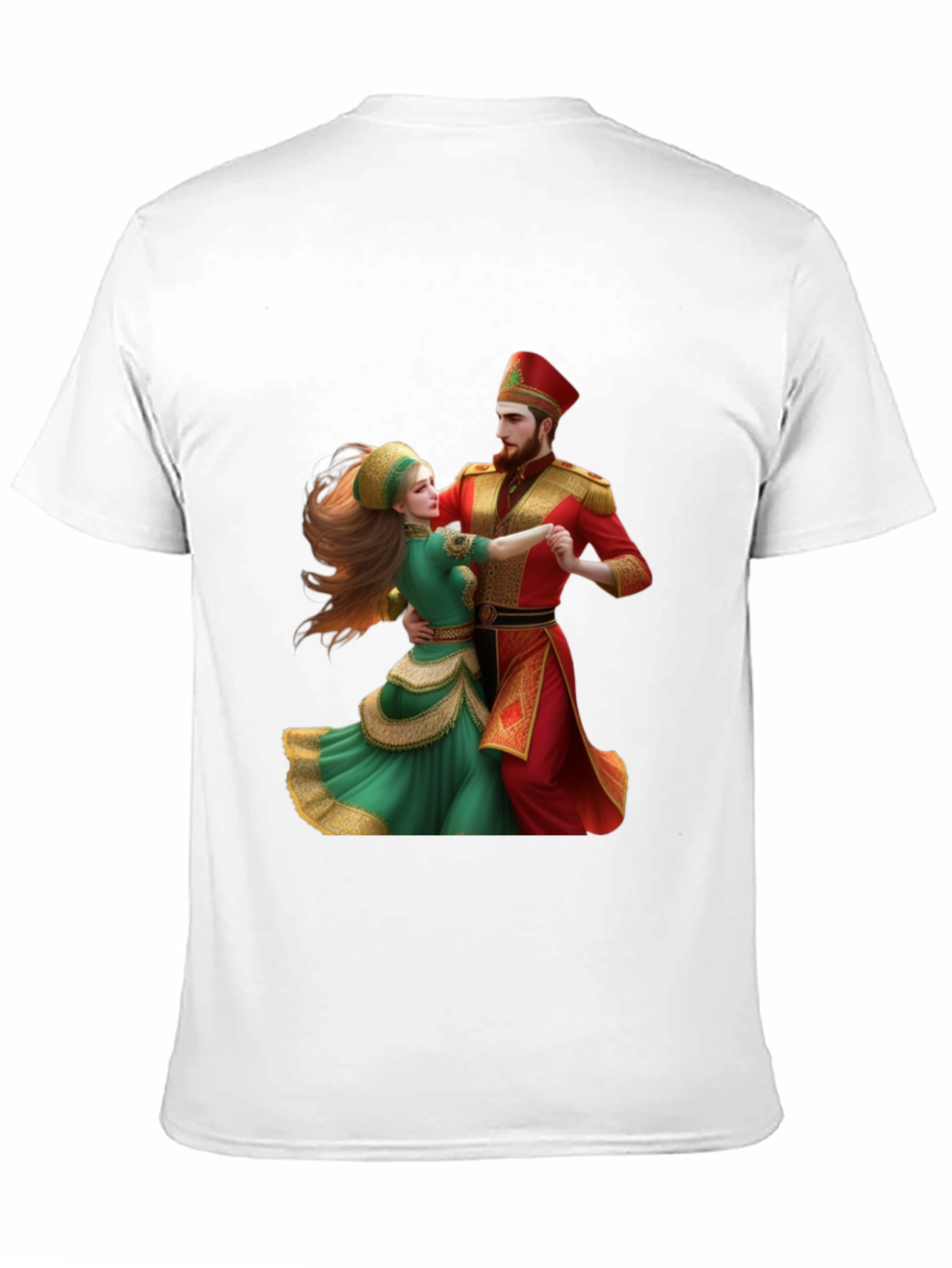 Festive Dancing Couple Graphic Tee