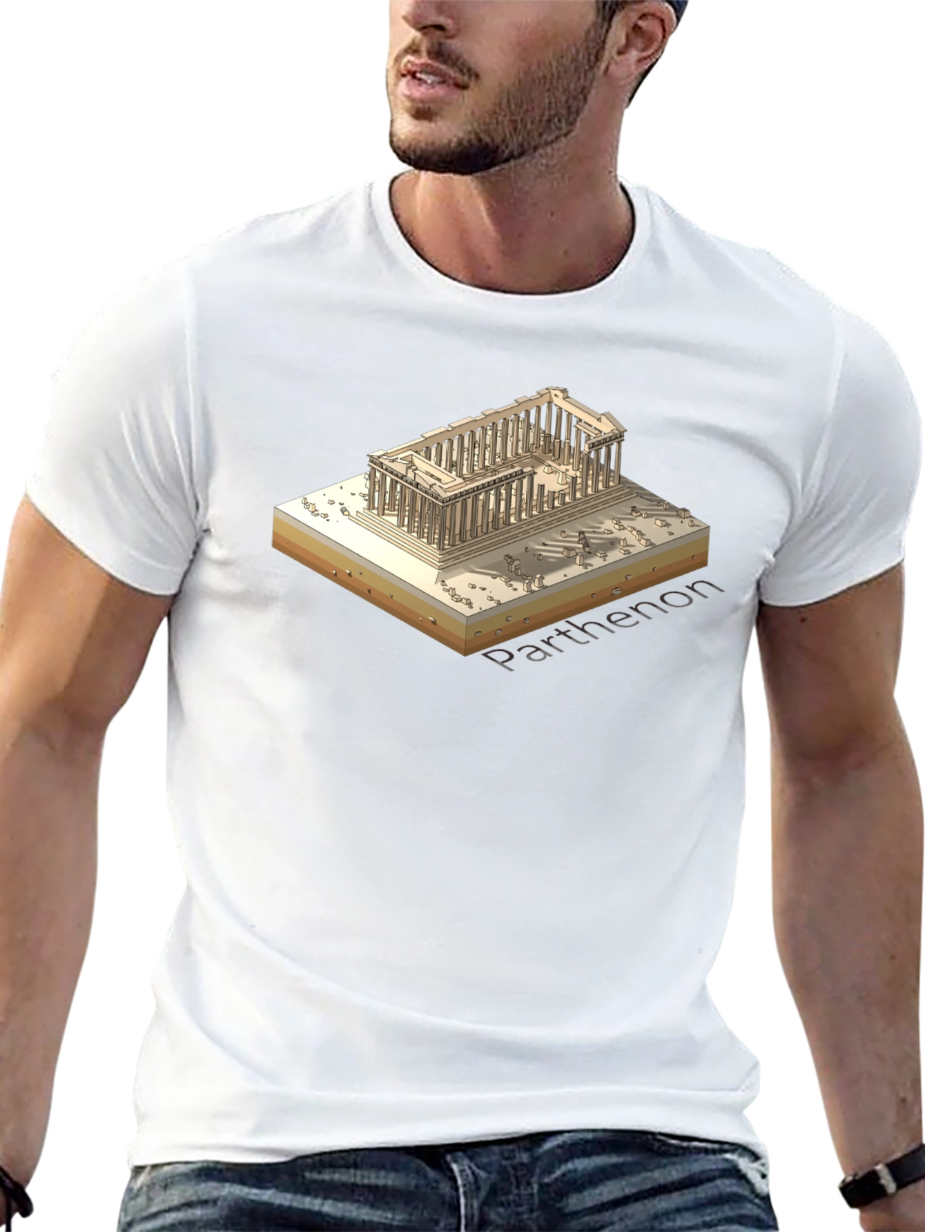 Parthenon Graphic Tee - Ancient Greece T-Shirt