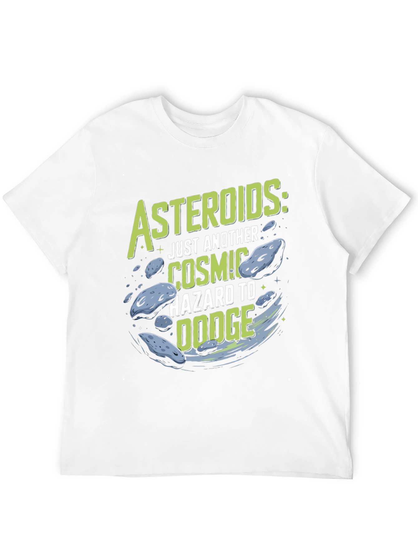 Asteroids Graphic T-Shirt: Cosmic Hazard Tee